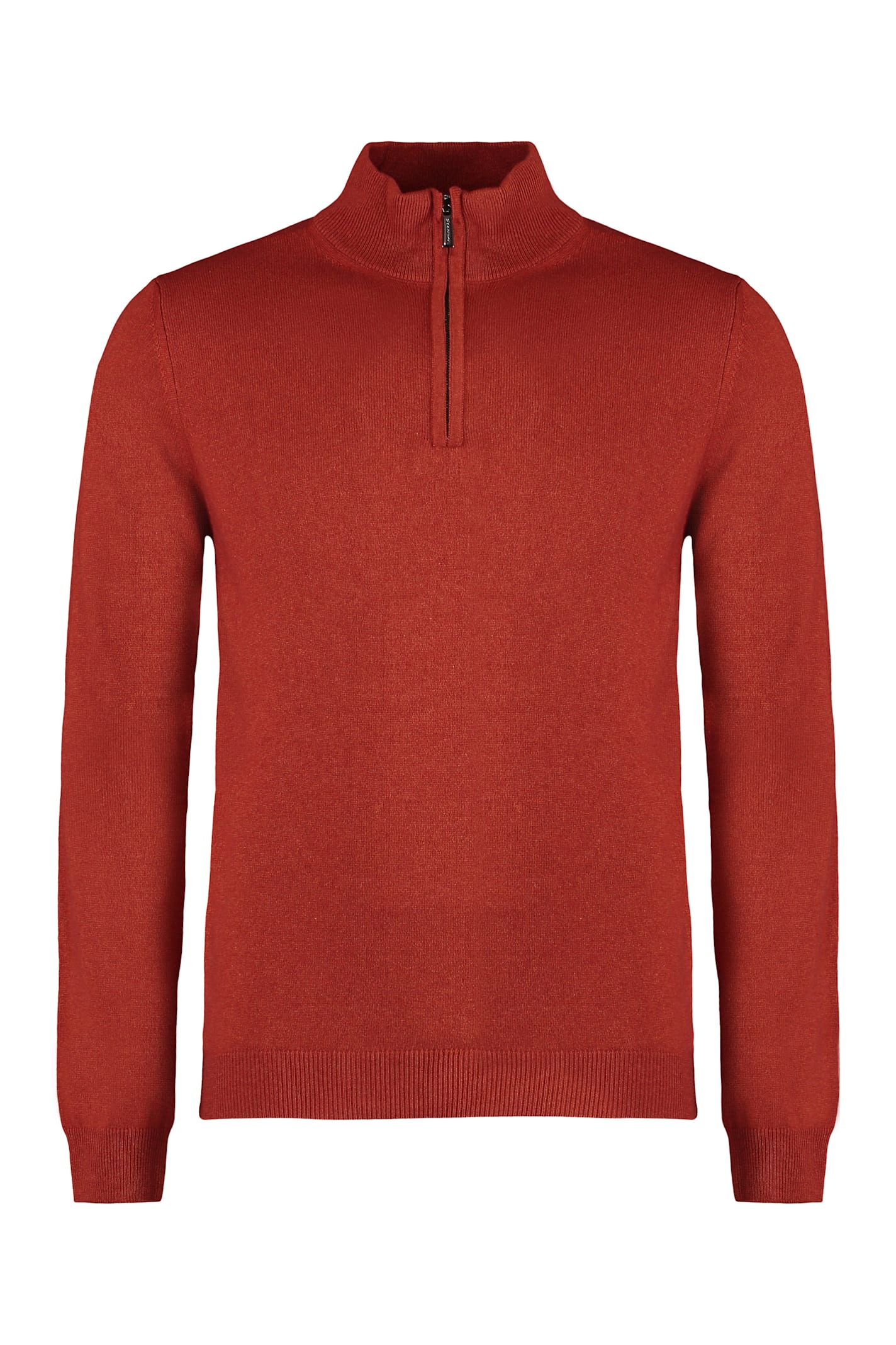 Moorer Denis Cashmere Blend Turtleneck Sweater In Red