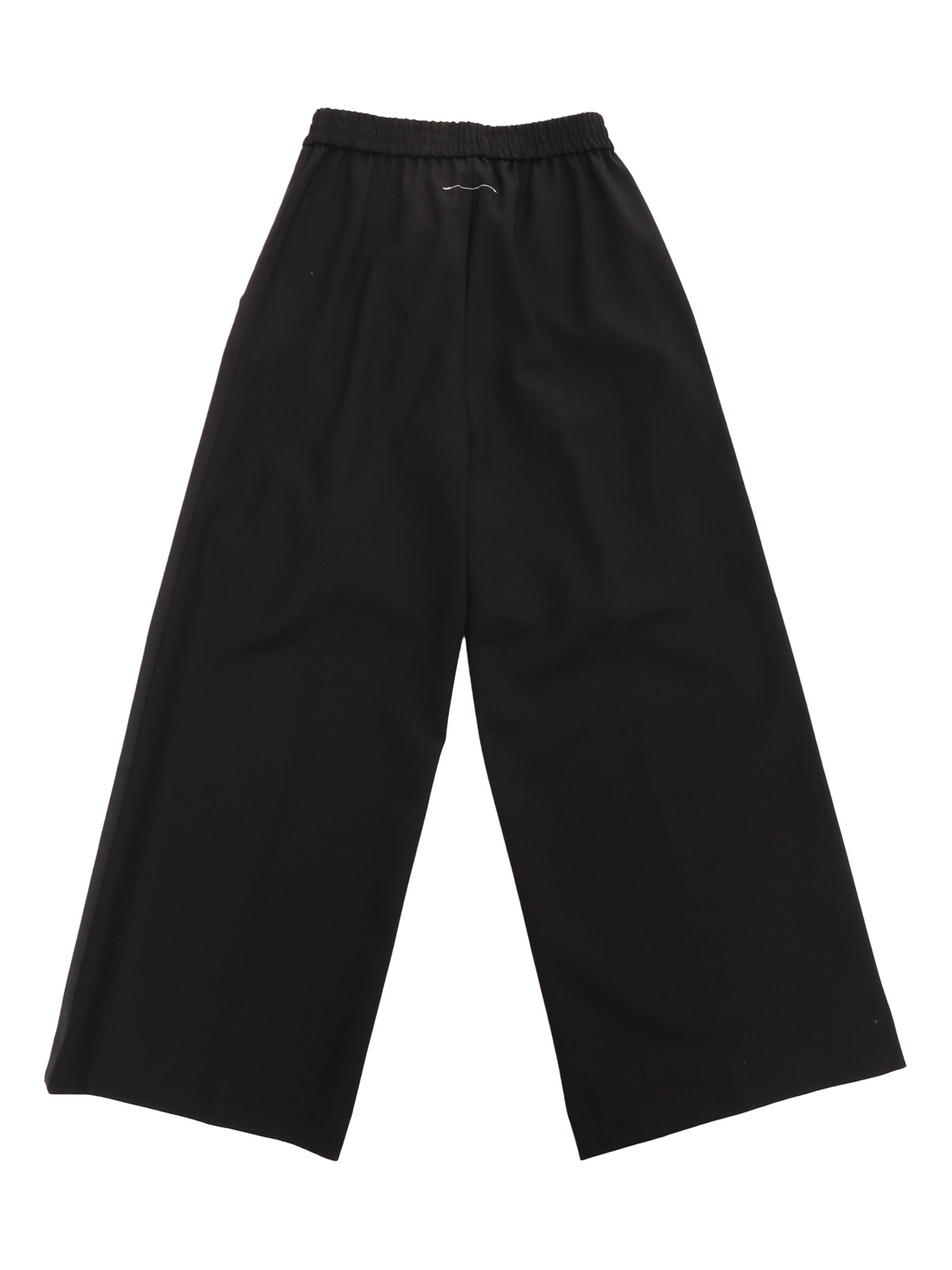 Shop Mm6 Maison Margiela Pants In Black