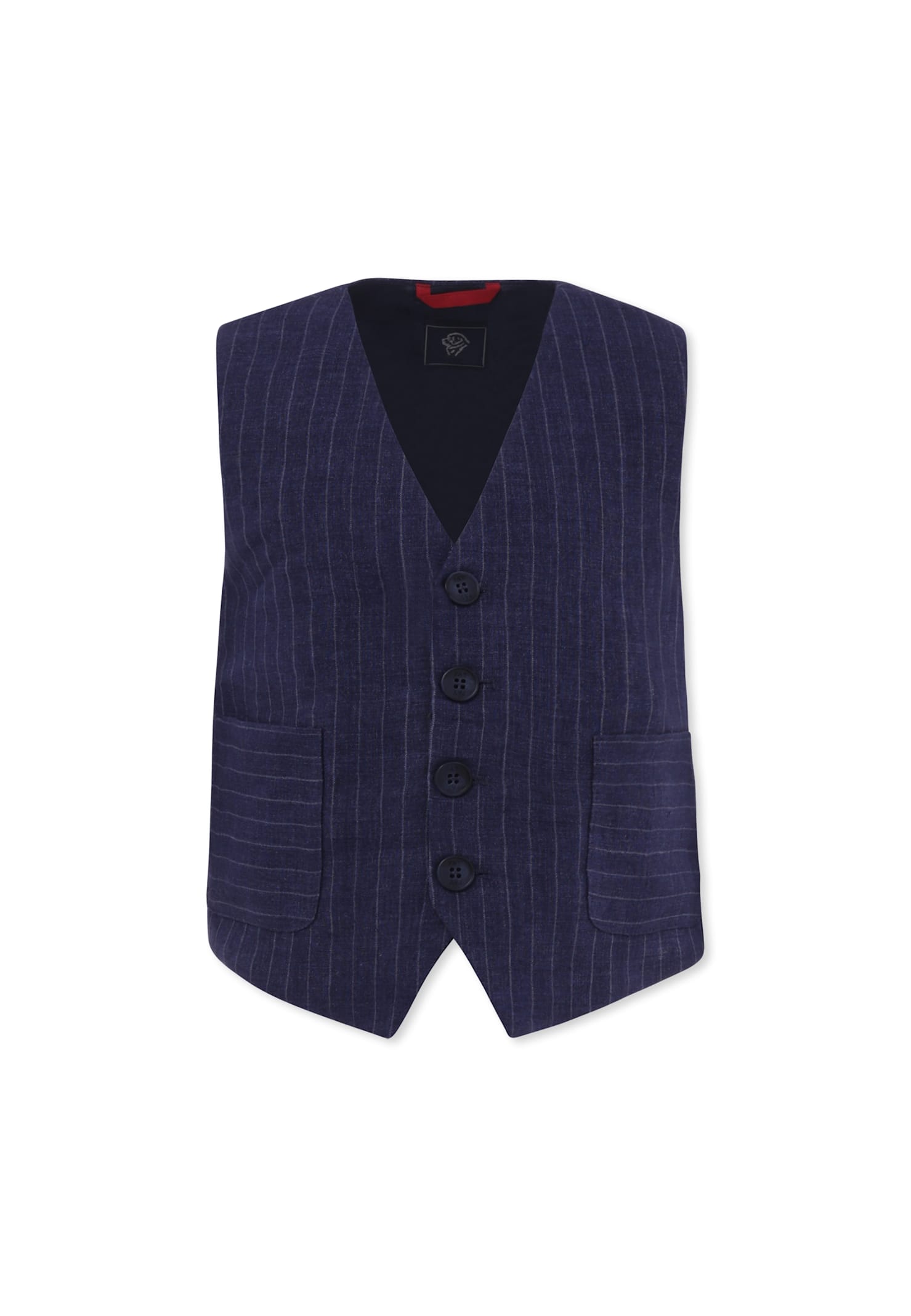 Fay Blue Waistcoat For Boy