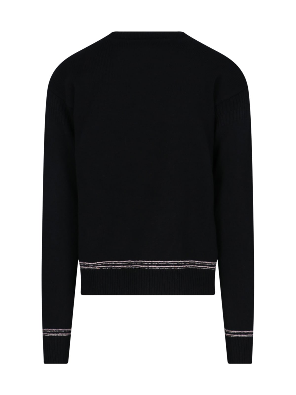 Shop Marni Logo Crewneck Jumper In Blue