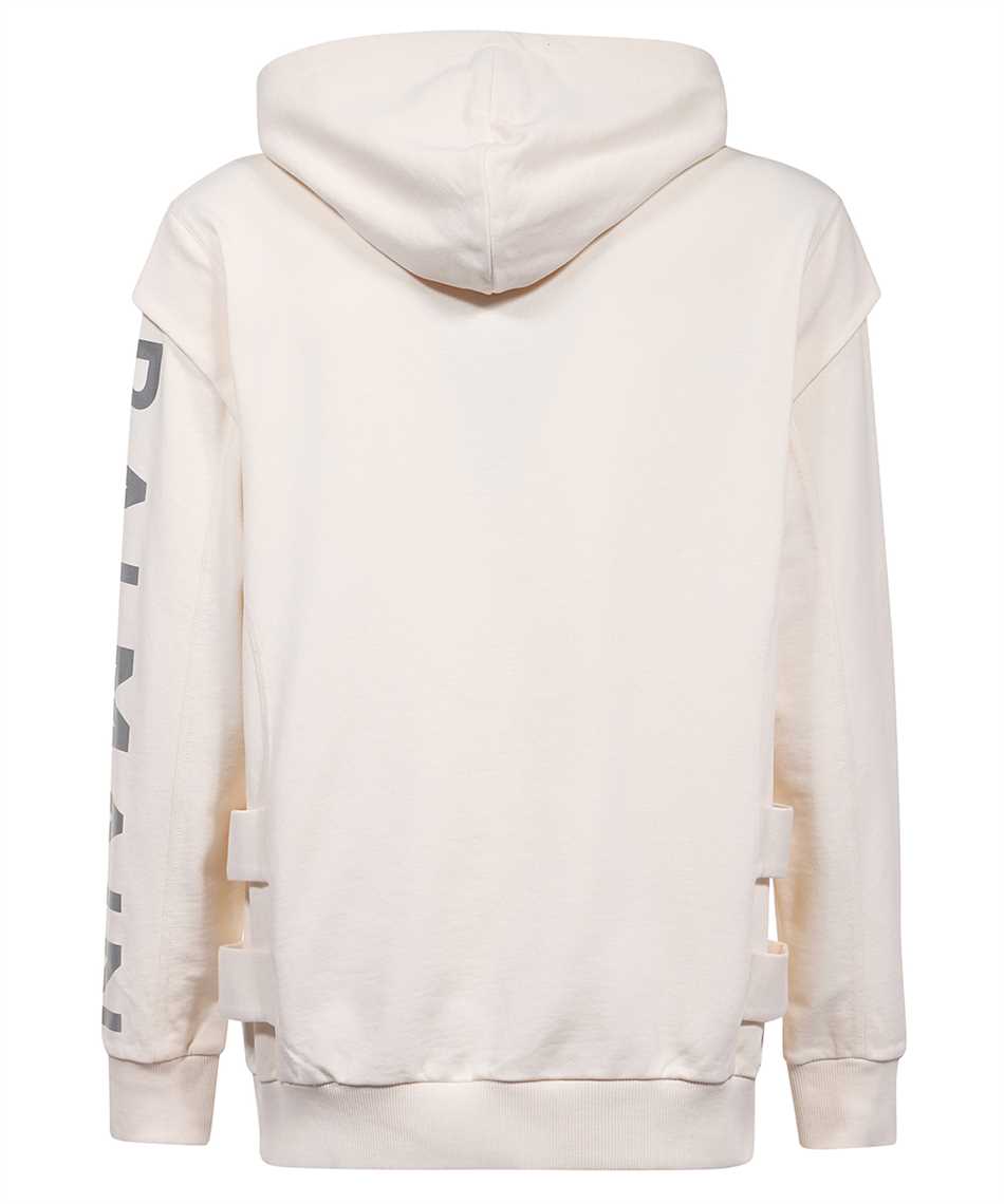 Shop Balmain Hooded Sweatshirt In Beige