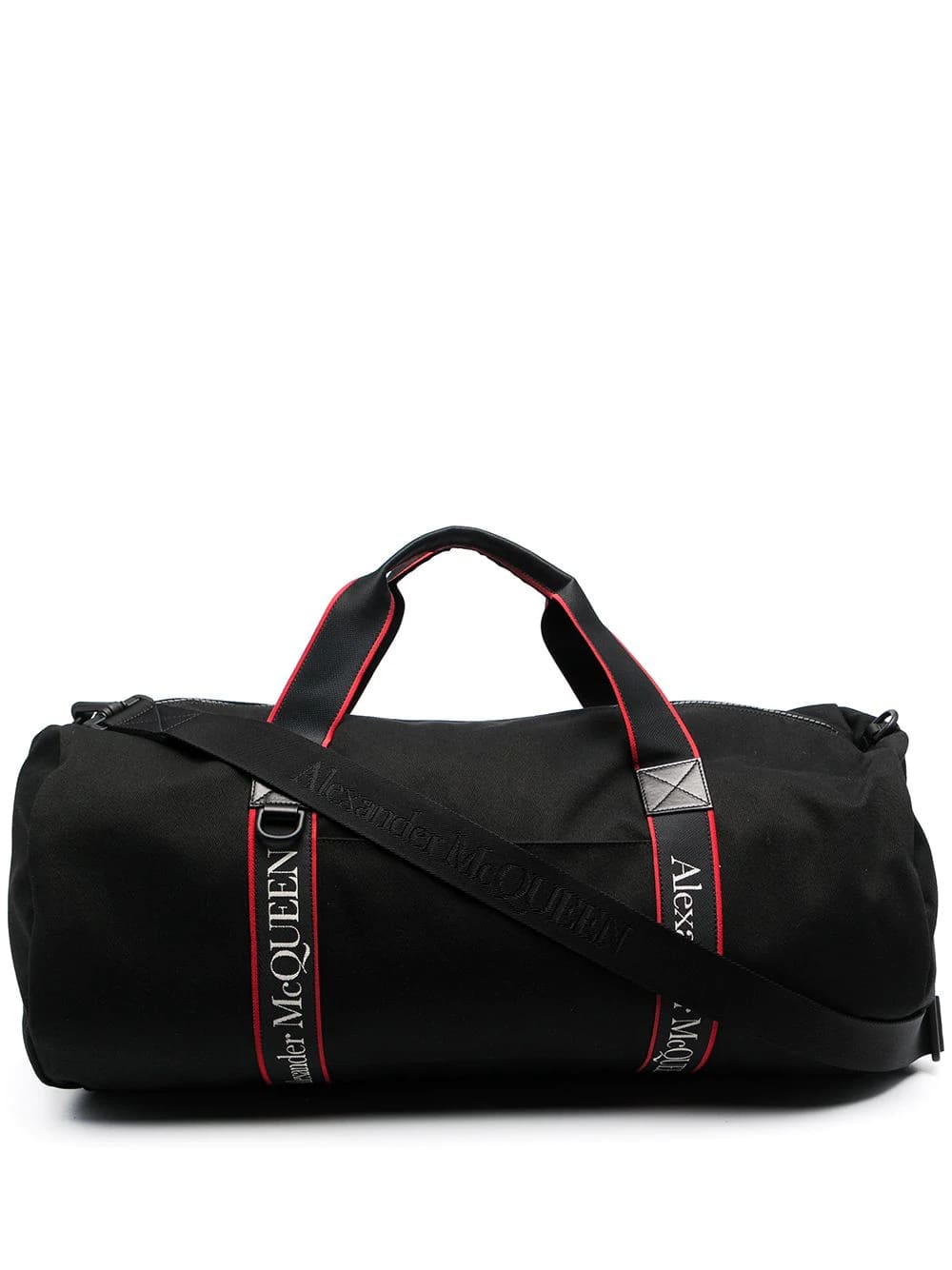 Alexander McQueen Man Black Metropolitan Selvedge Duffle Bag