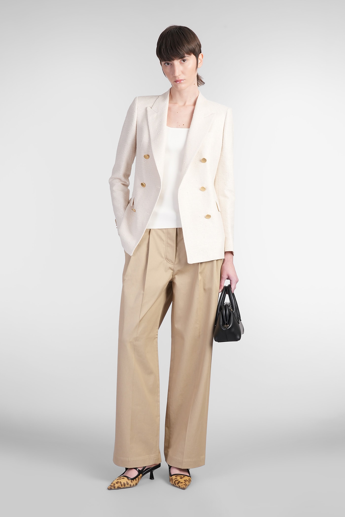 Tagliatore J-parigi10b Blazer In Beige Cotton
