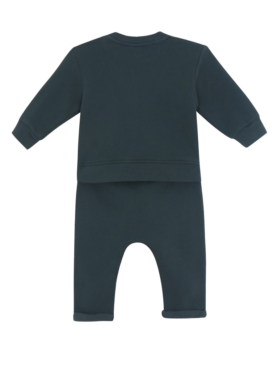 Bonton Ensmily Poodle Pants And Shirt Set In Green