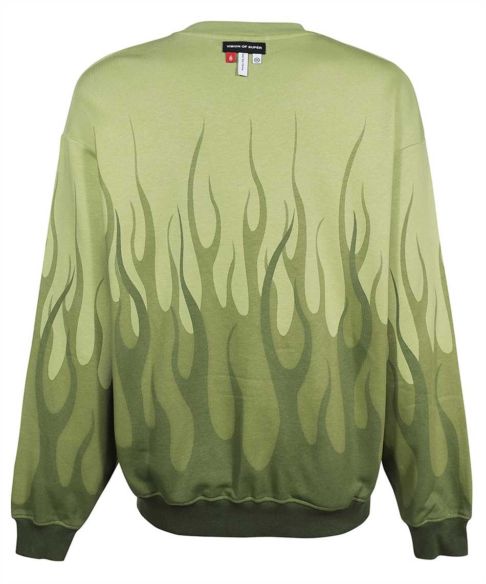 Vision Of Super Cotton Sweatshirt In Green