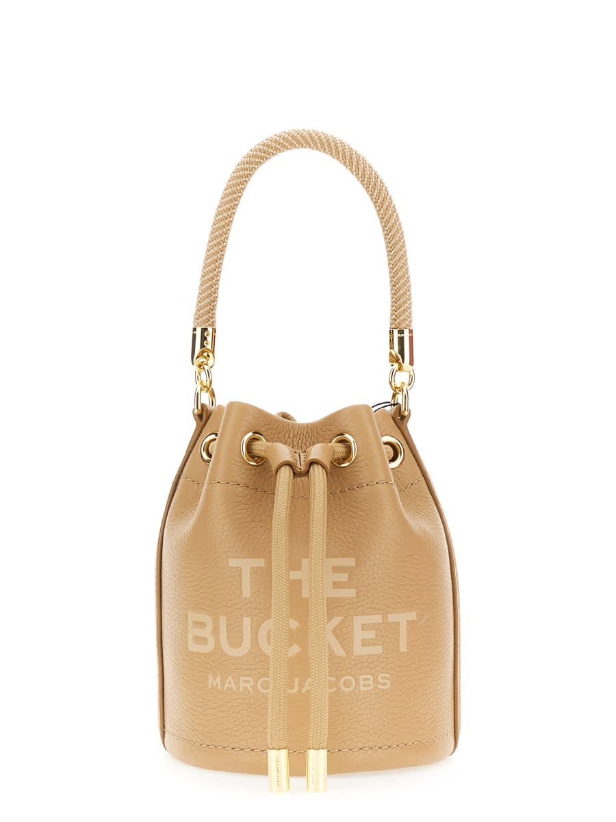 Shop Marc Jacobs The Bucket Mini Bag In Beige