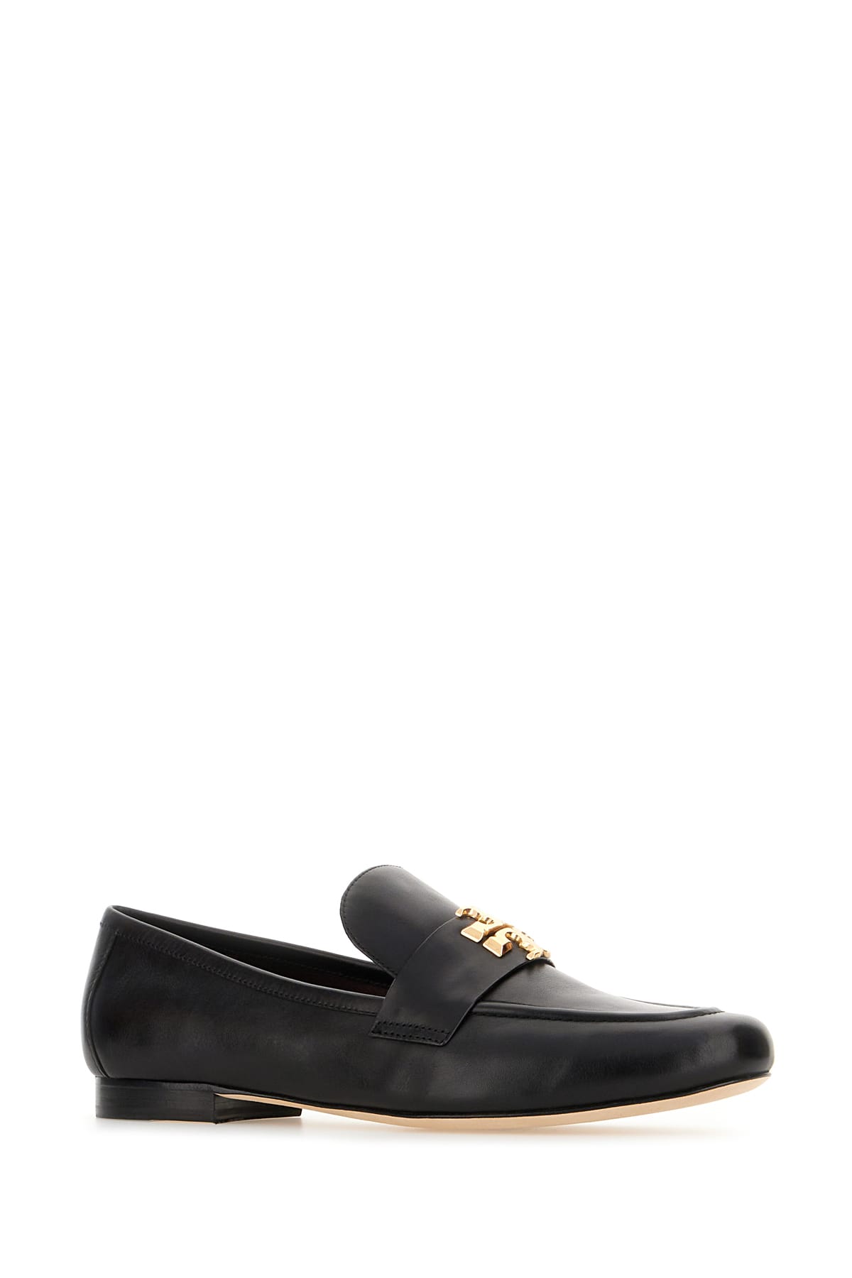 Shop Tory Burch Black Leather Eleanor Loafers In Perfect Black