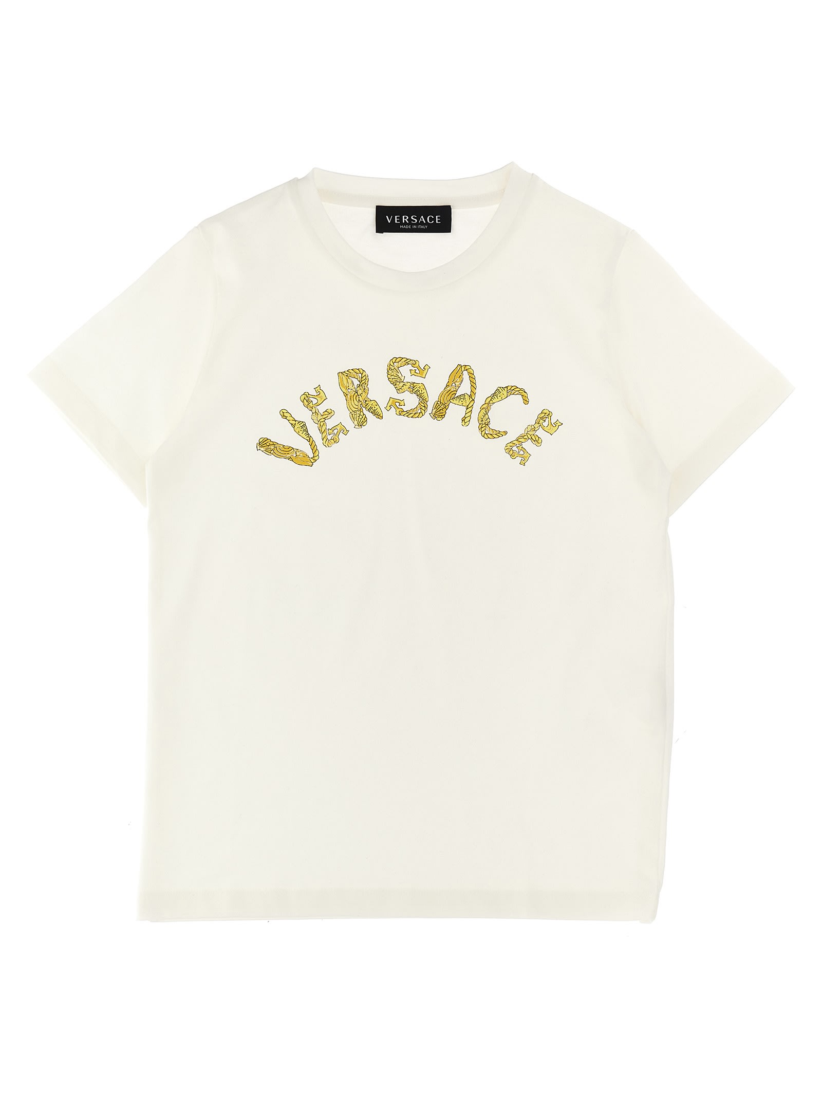 Versace La Vacanza Capsule Logo Print T-shirt
