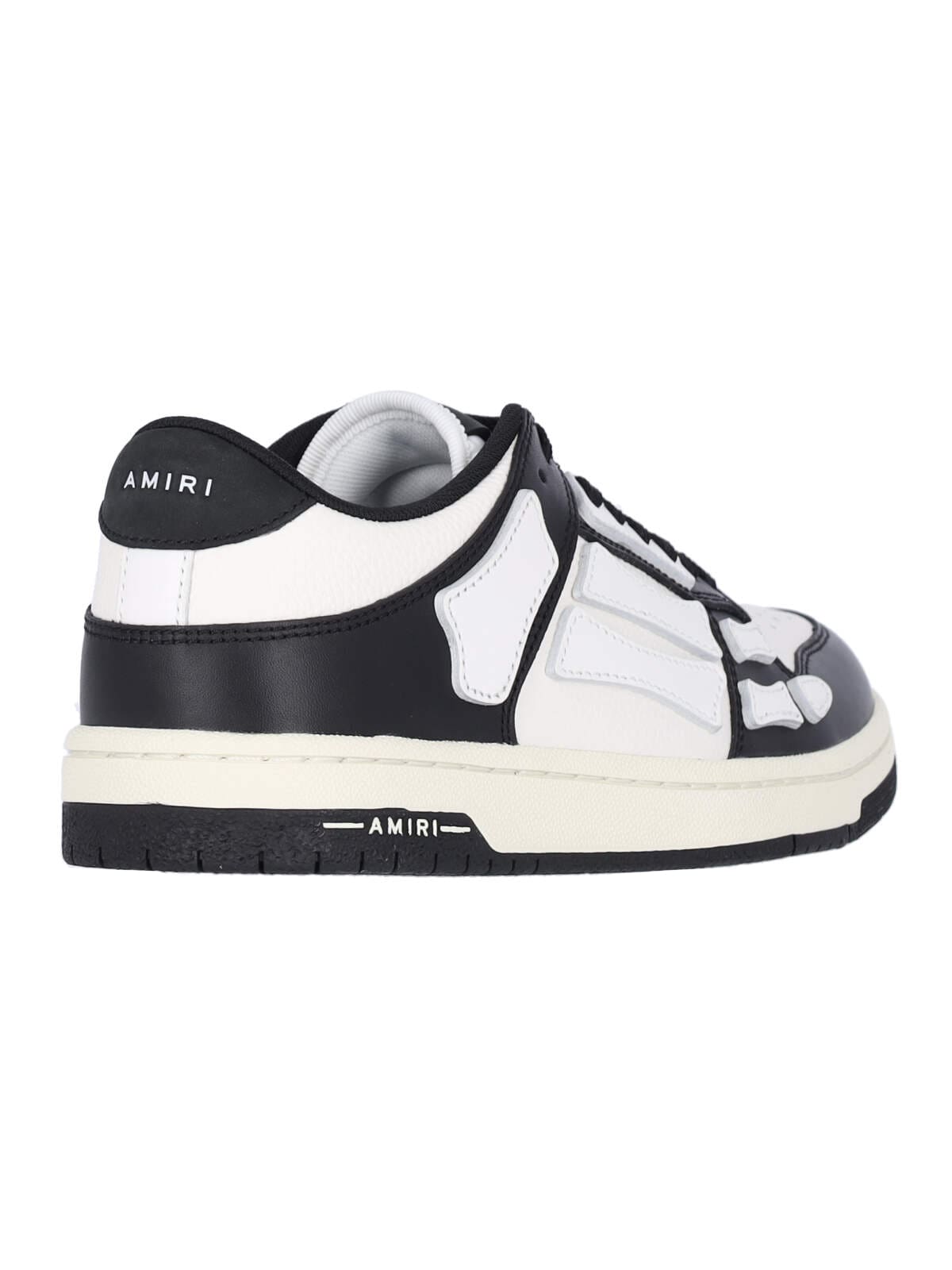 Shop Amiri Skel Low-top Sneakers In Black