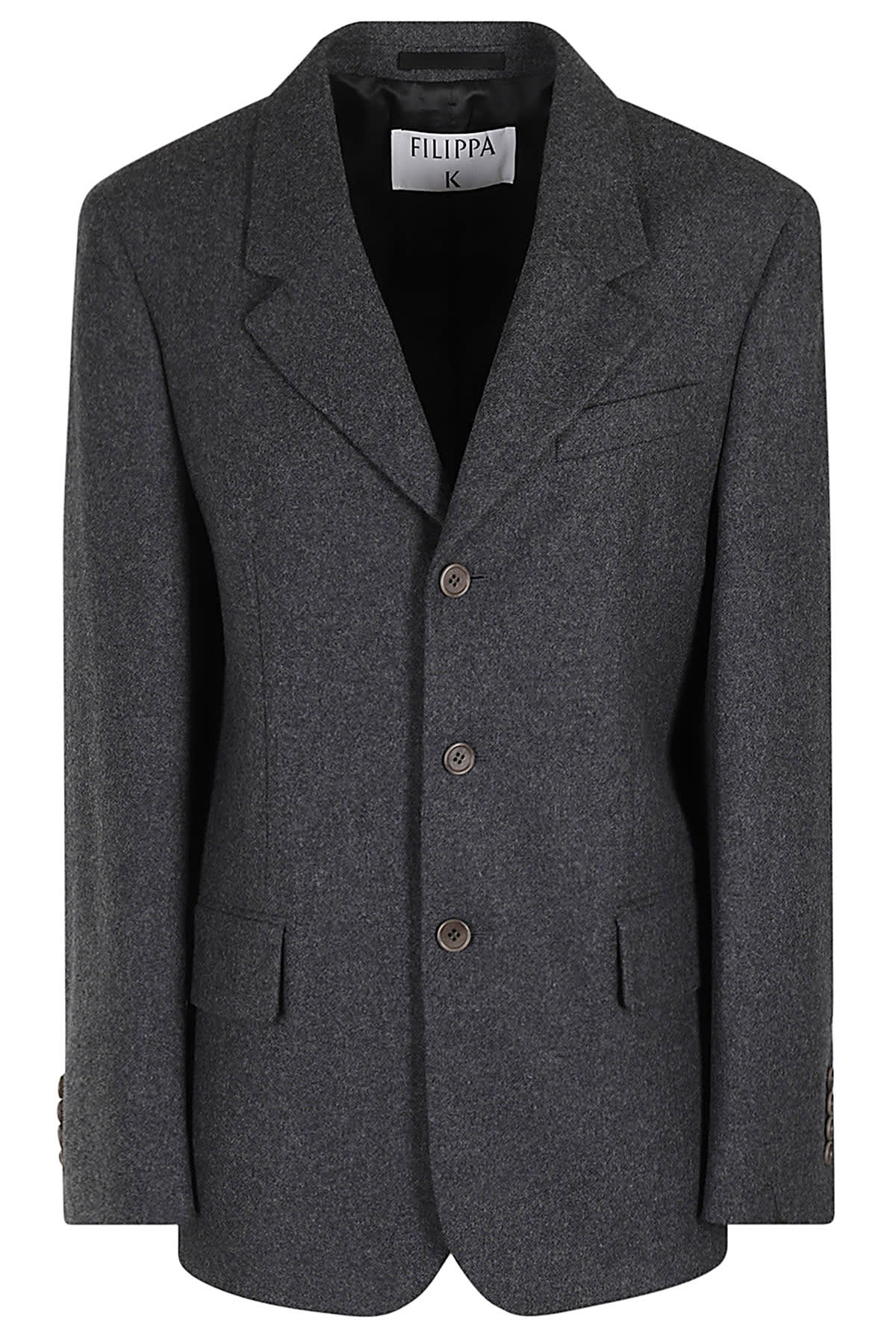 FILIPPA K STRAIGHT TAILORED FLANNEL BLAZER 