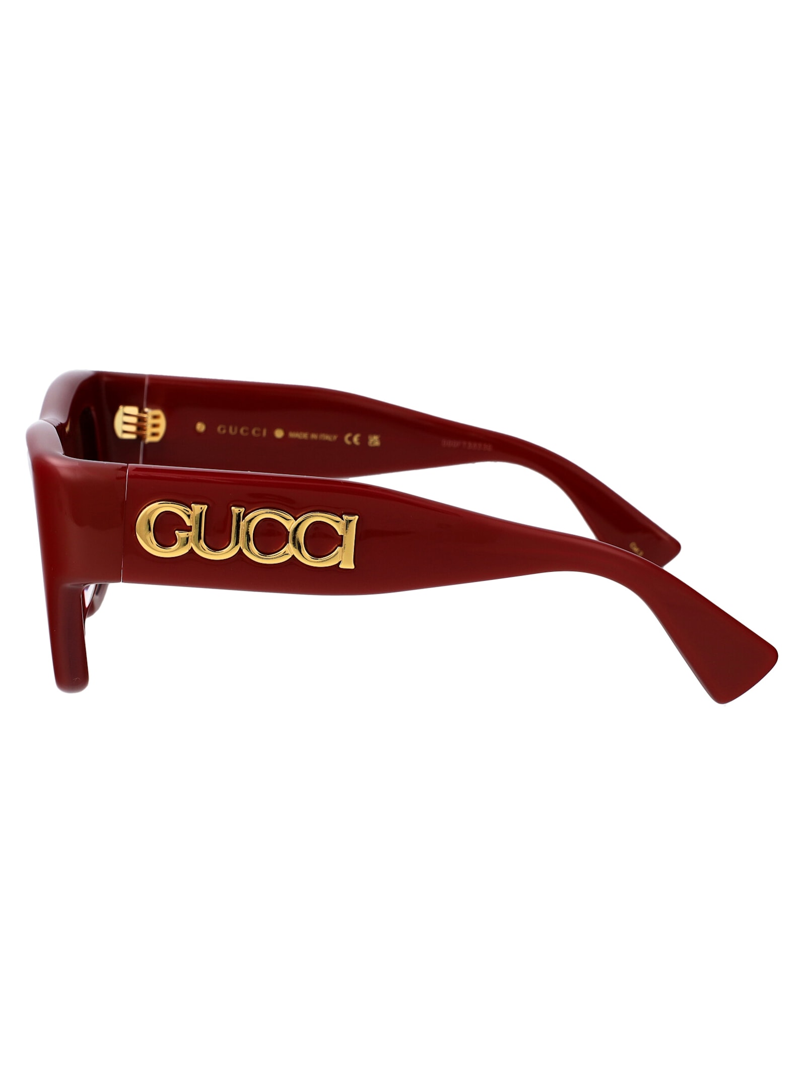 Shop Gucci Gg1772s Sunglasses In Bordeaux