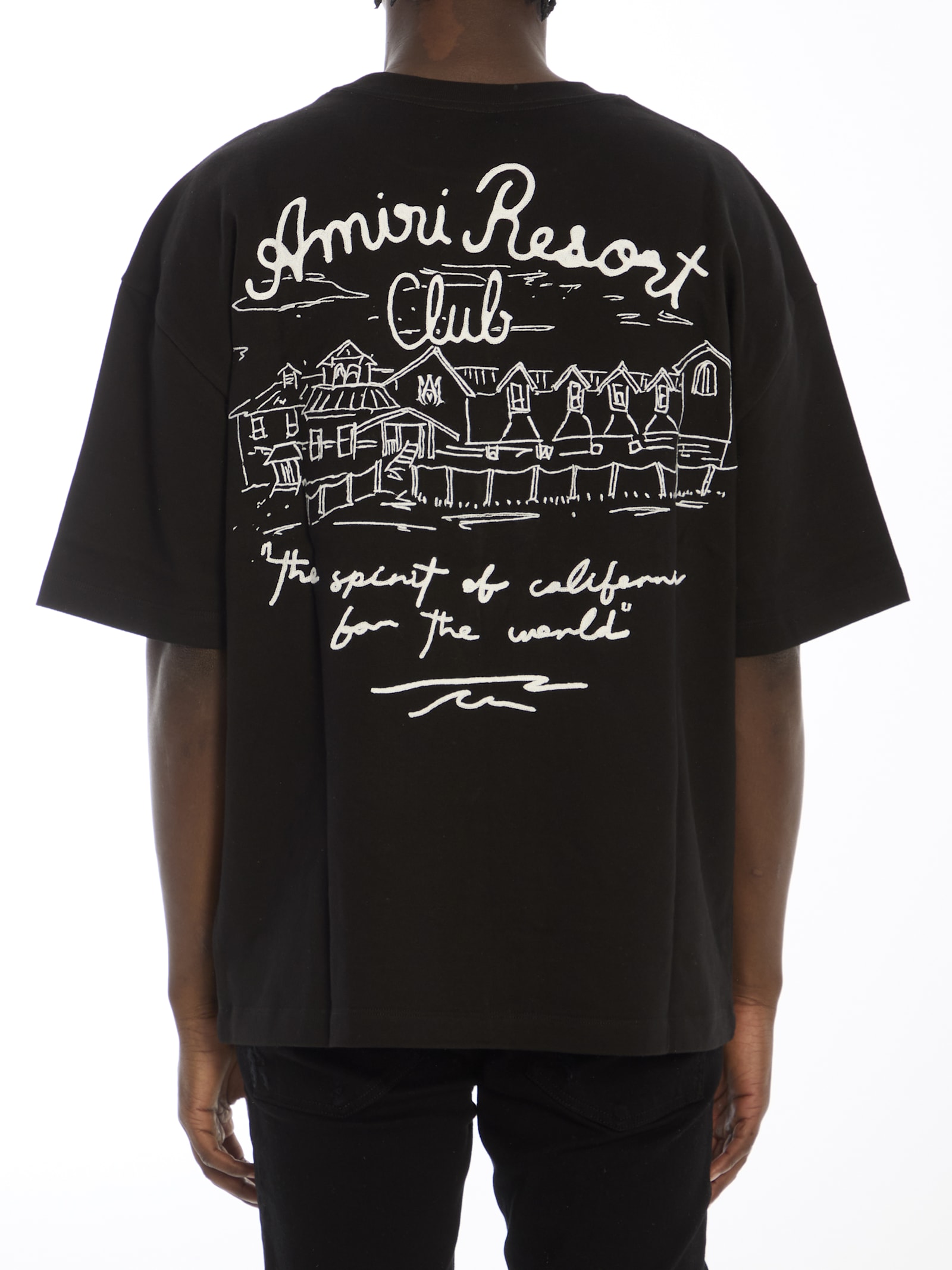 Shop Amiri Resort Club T-shirt In Black