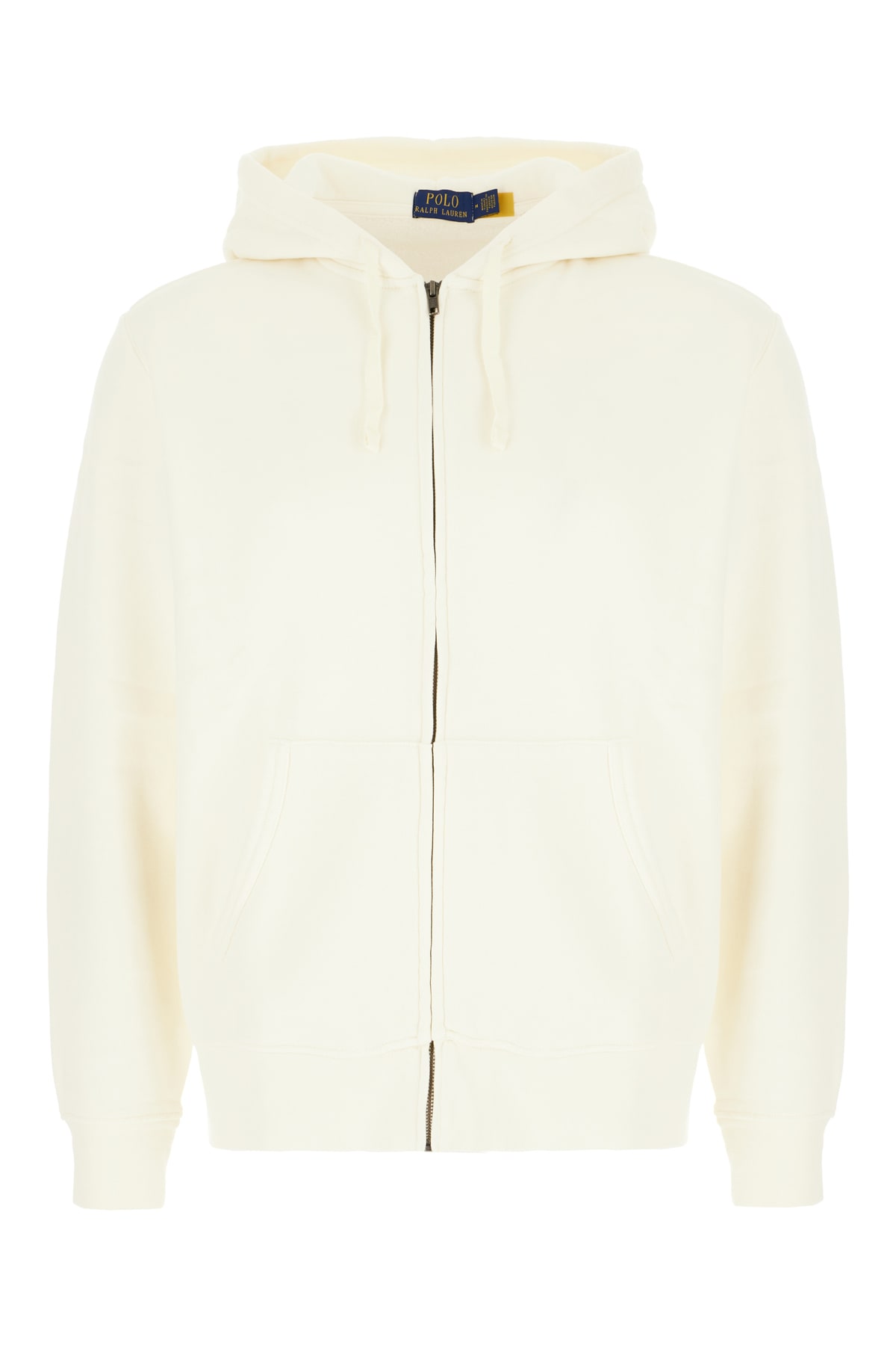 Ralph Lauren Pastel Yellow Cotton Sweatshirt In Neutral
