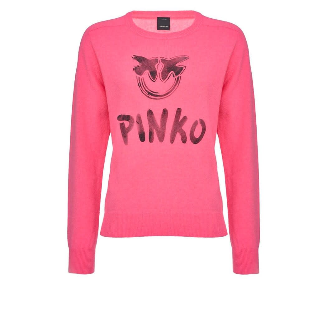 Pinko Scuderia Pink Cashmere Pullover