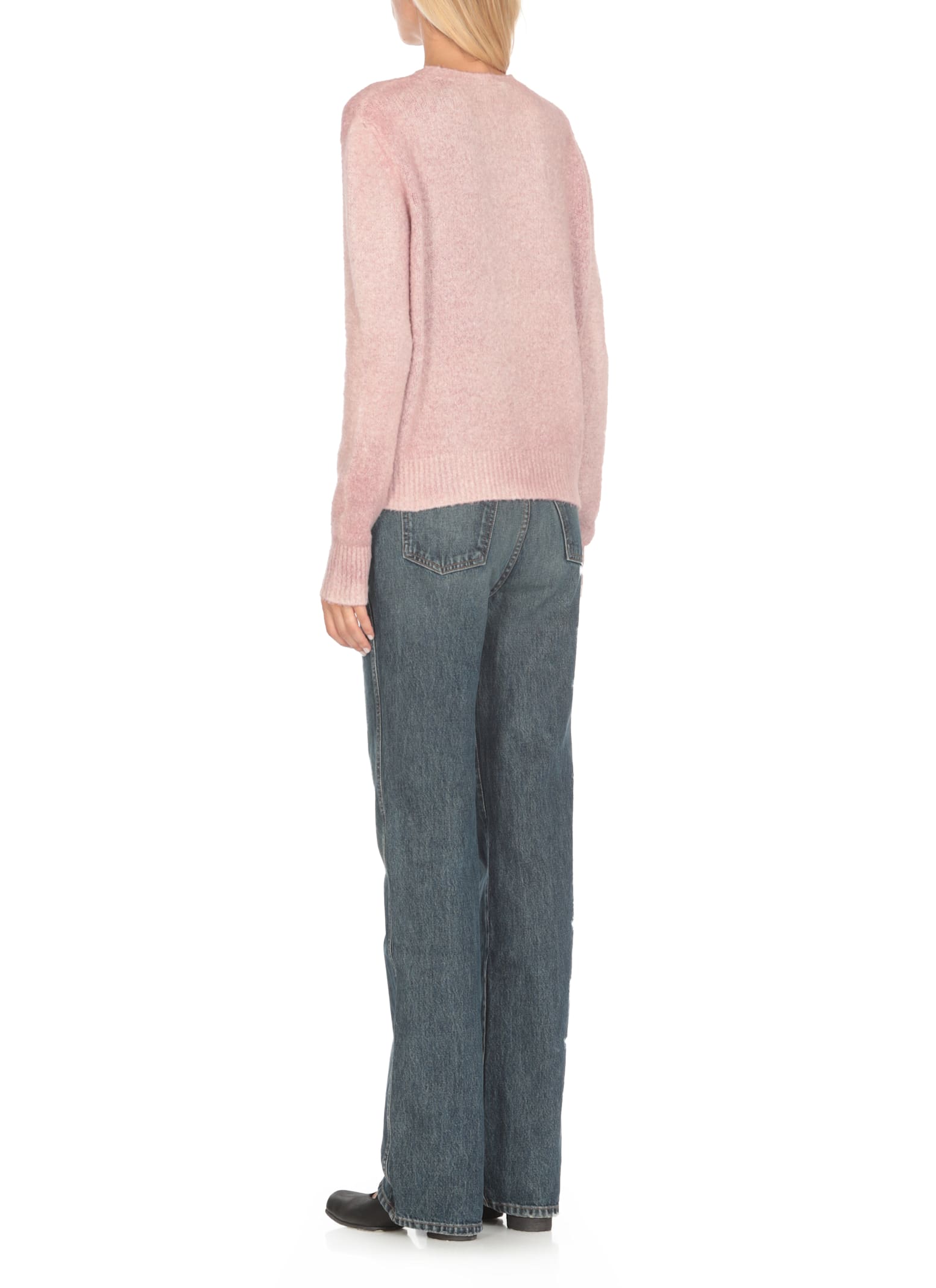 Shop Avant Toi Cotton Sweater In Pink