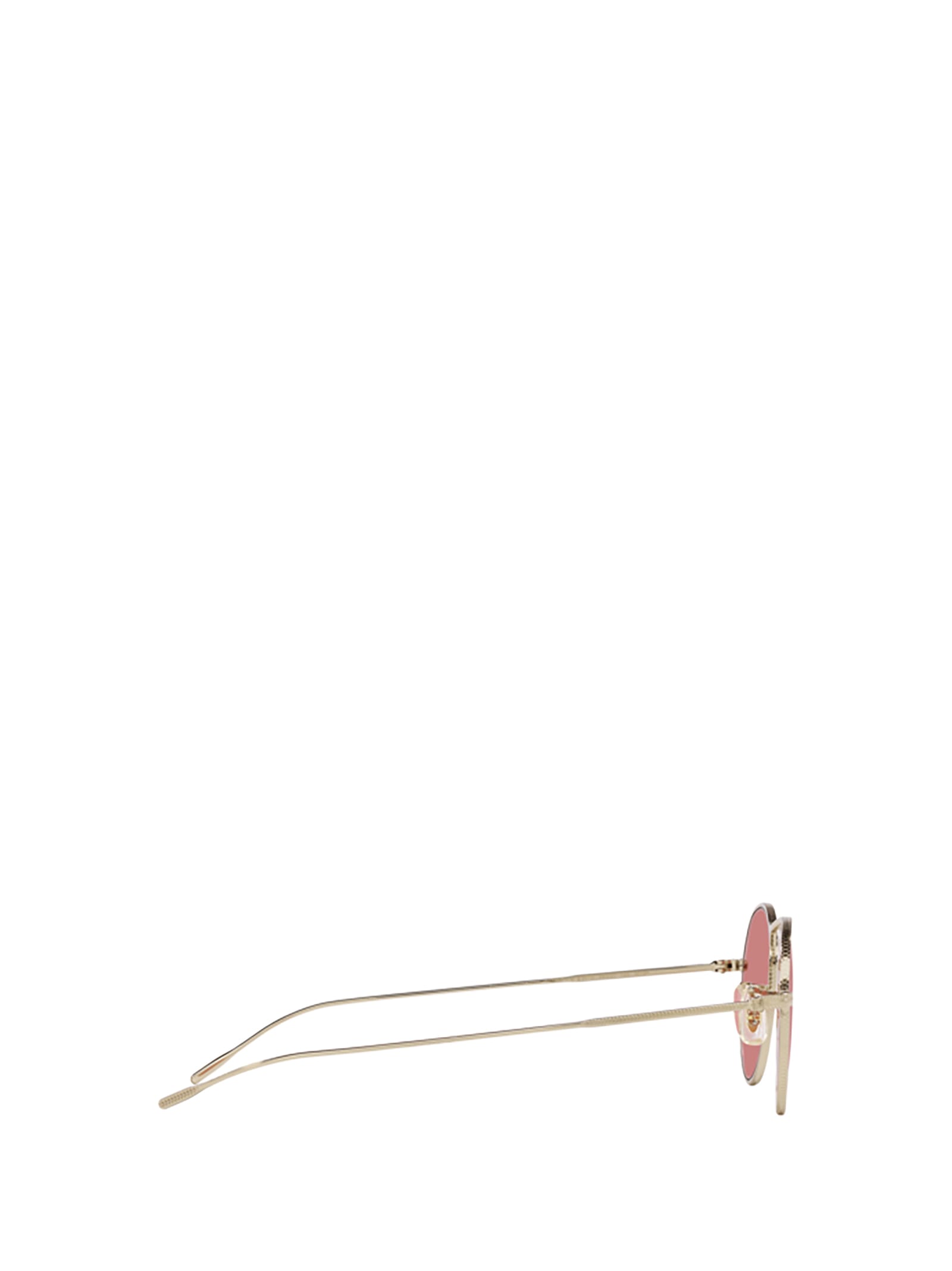 Shop Oliver Peoples Ov1220s Gold Sunglasses