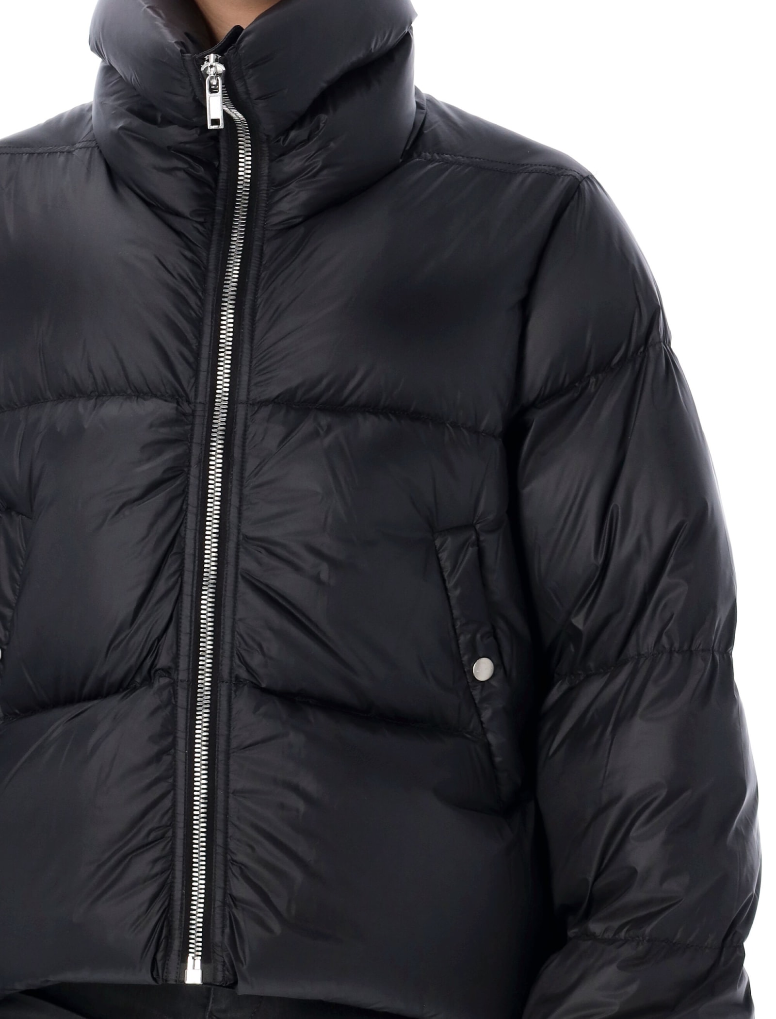 Shop Rick Owens Turtle Jacket In Black