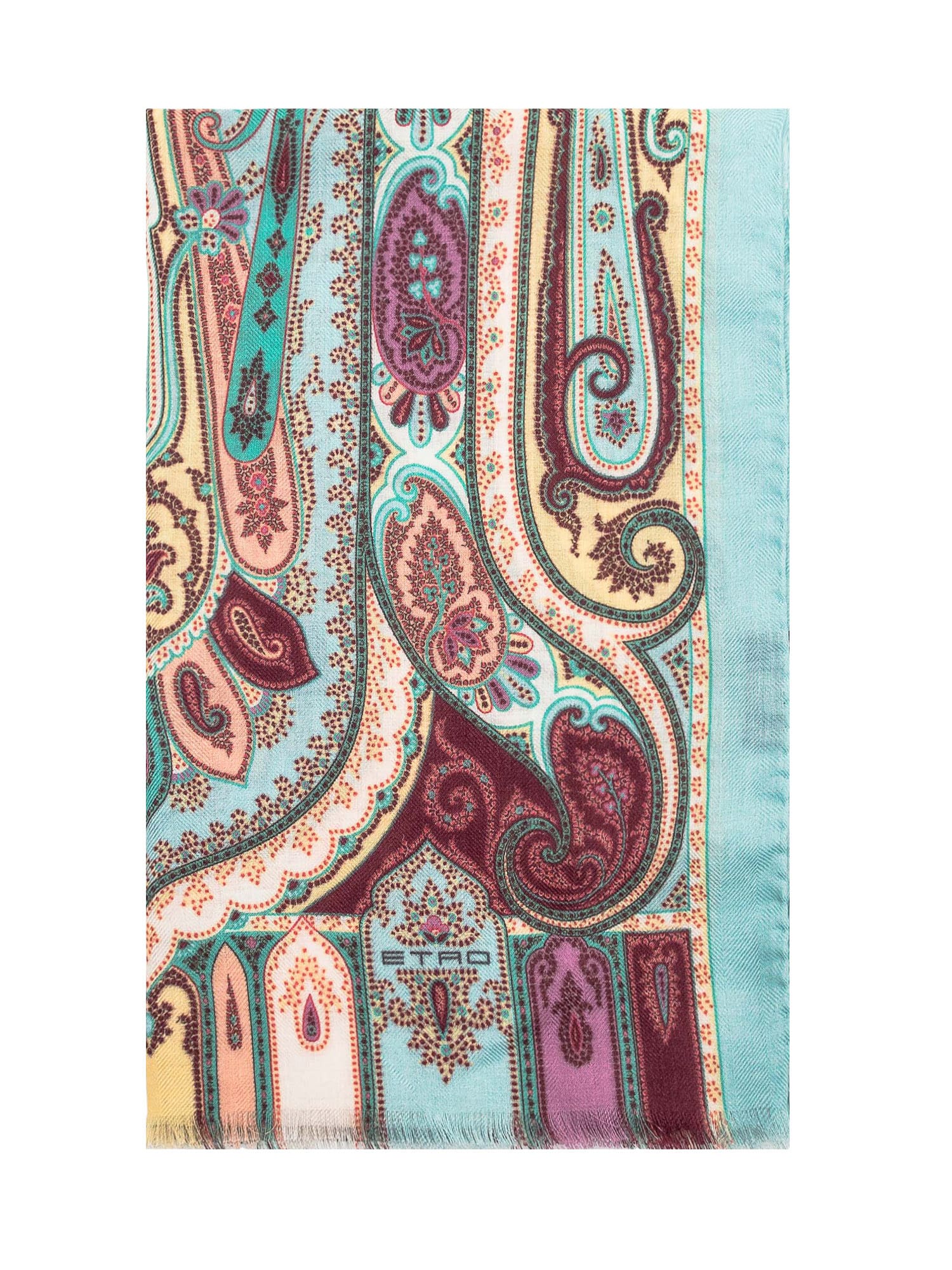 Shop Etro Paisley Scarf In Variante Abbinata