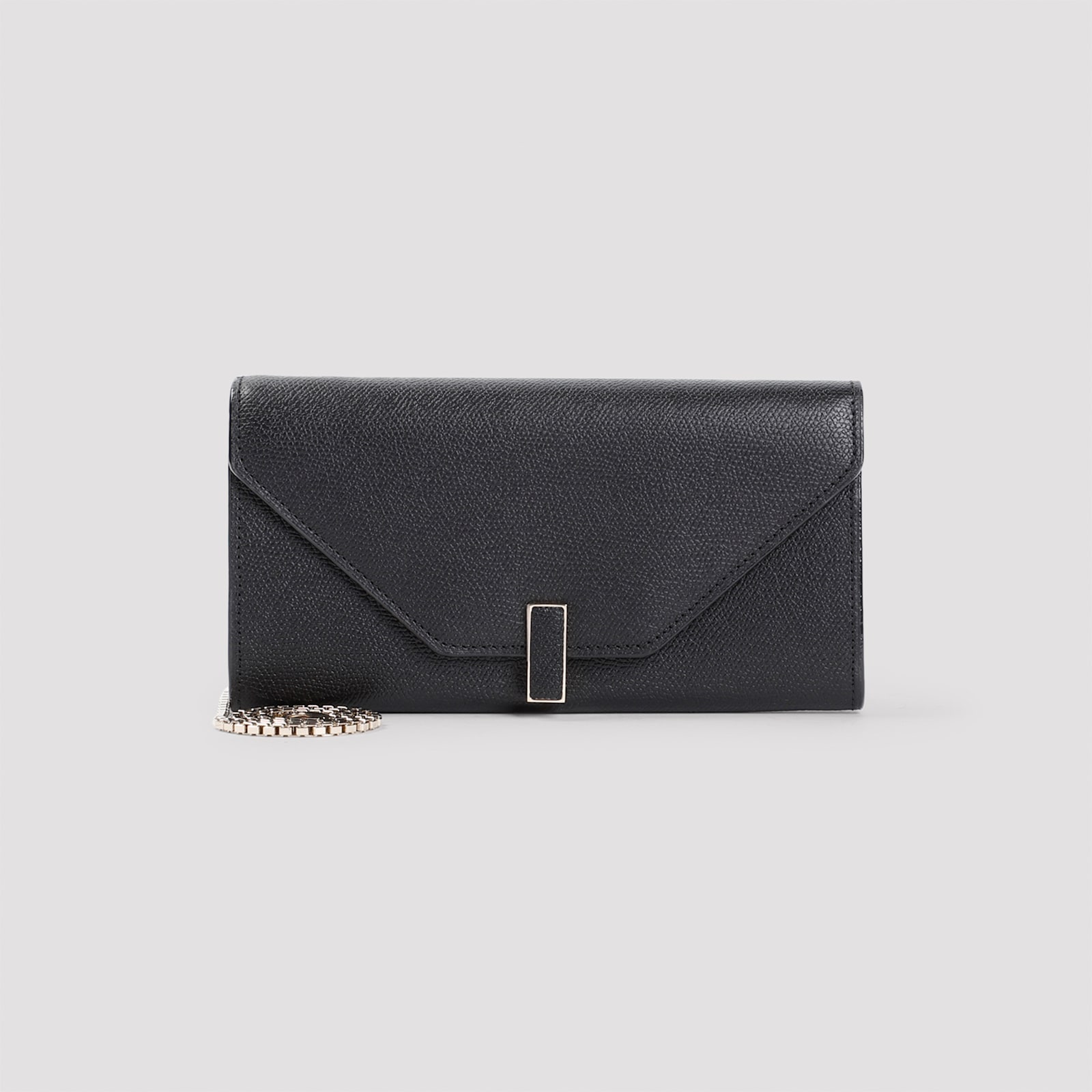 Shop Valextra On Chain Wallet In Nn Nero