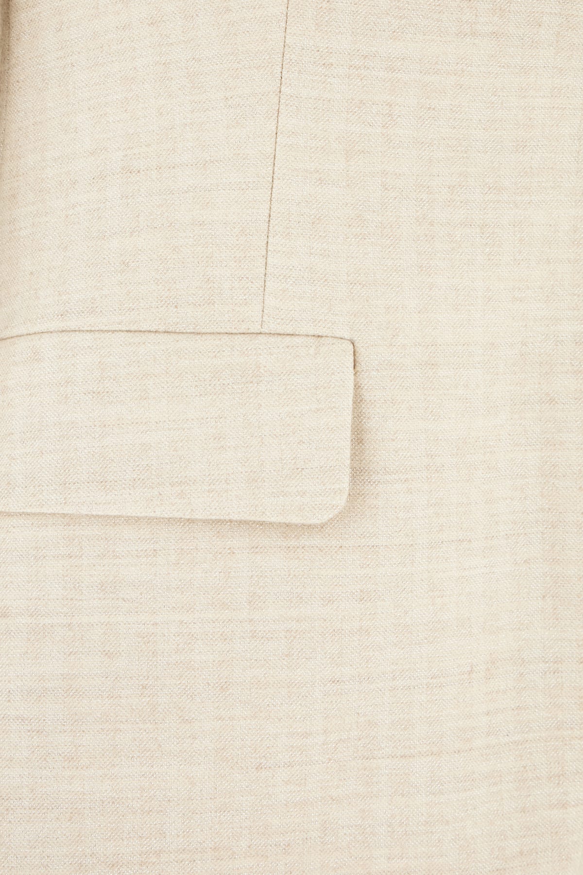 Genny Pastel Yellow Stretch Wool Blend Blazer In Neutral