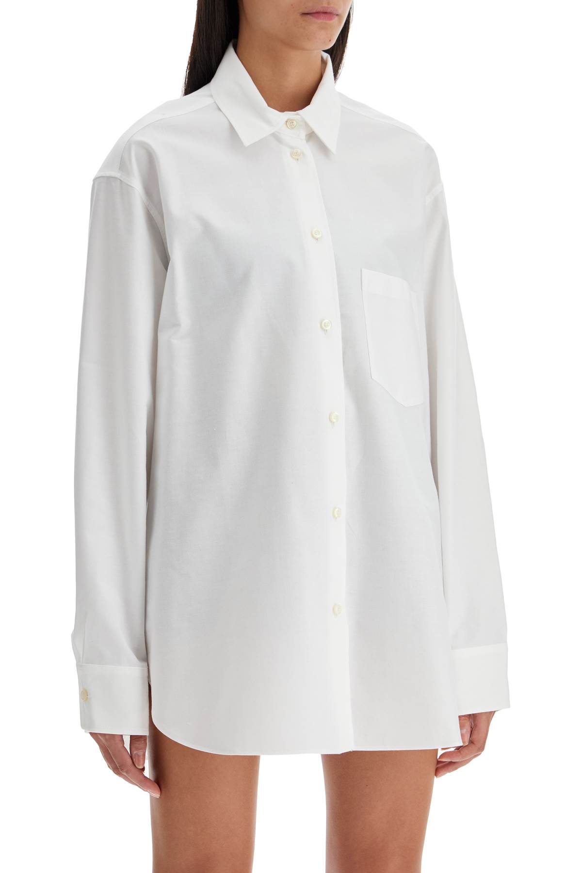 Shop The Andamane New Georgiana Oversized Shirt In White (white)