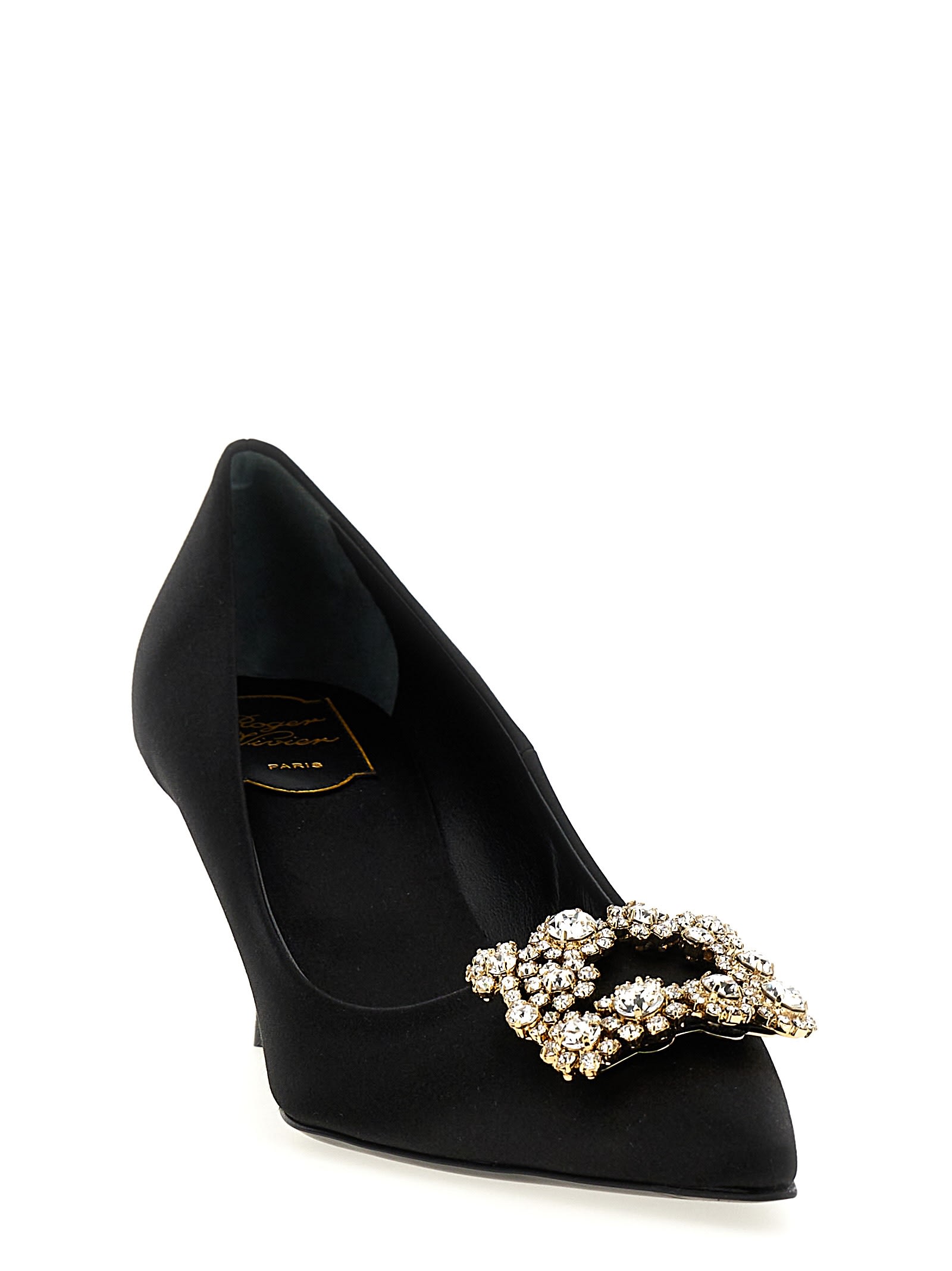 Shop Roger Vivier Efflorescence Pumps In Black