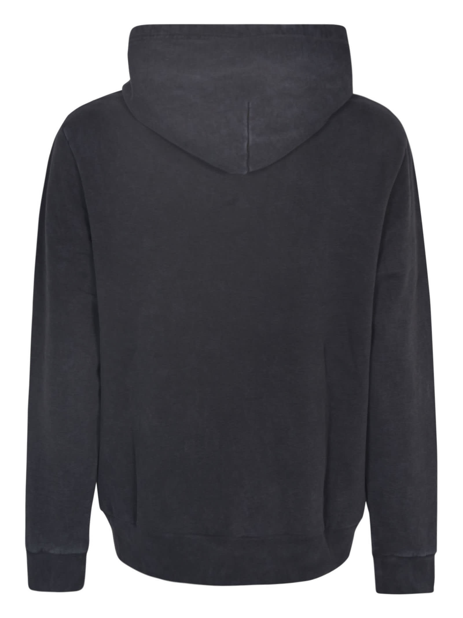 Shop Polo Ralph Lauren Rigby Go Logo Sweatshirt Fleece In Black