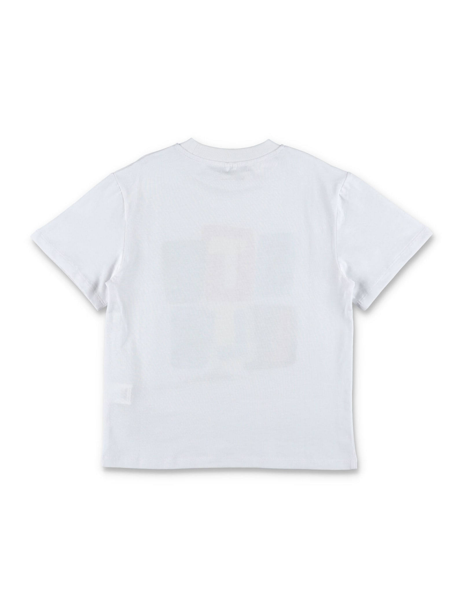 Shop Stella Mccartney Letter Blocks Print T-shirt In White