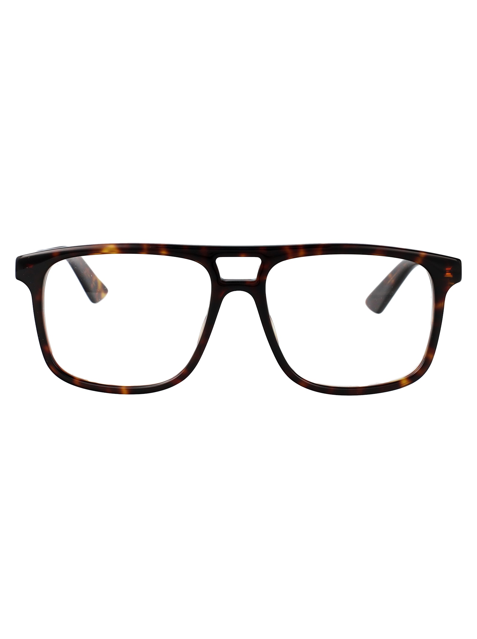 Shop Gucci Gg1035o Glasses In 002 Havana Havana Transparent