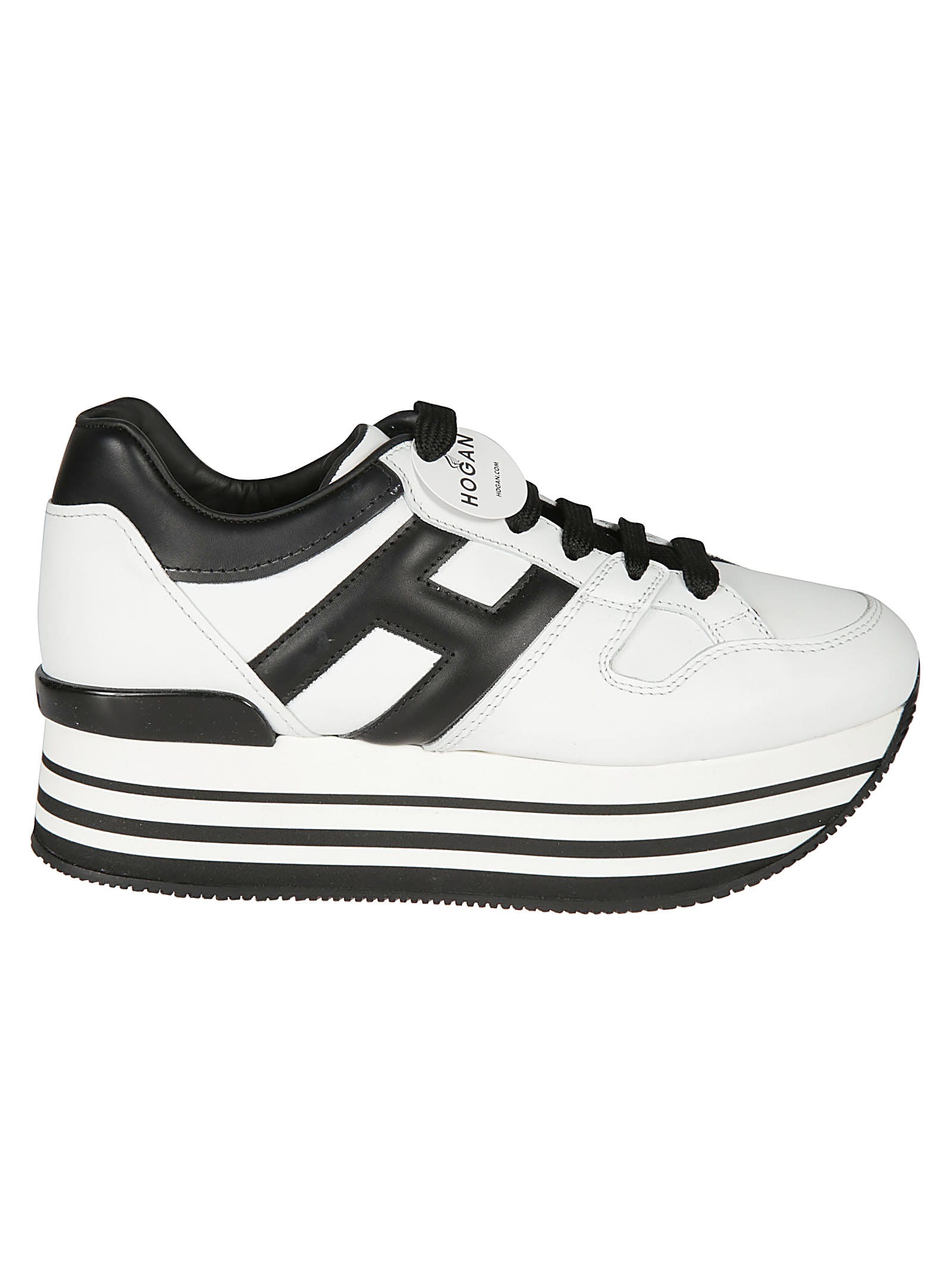 Hogan Hogan H283 Platform Sneakers - Bianco/nero - 10984993 | italist