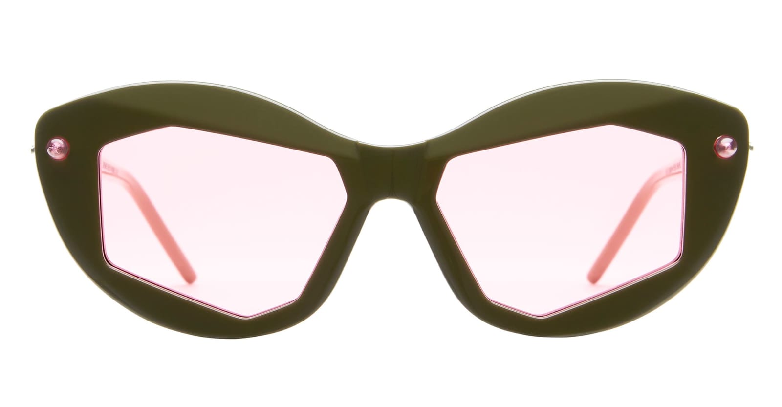 Shop Kuboraum Mask P16 - Military Green Sunglasses