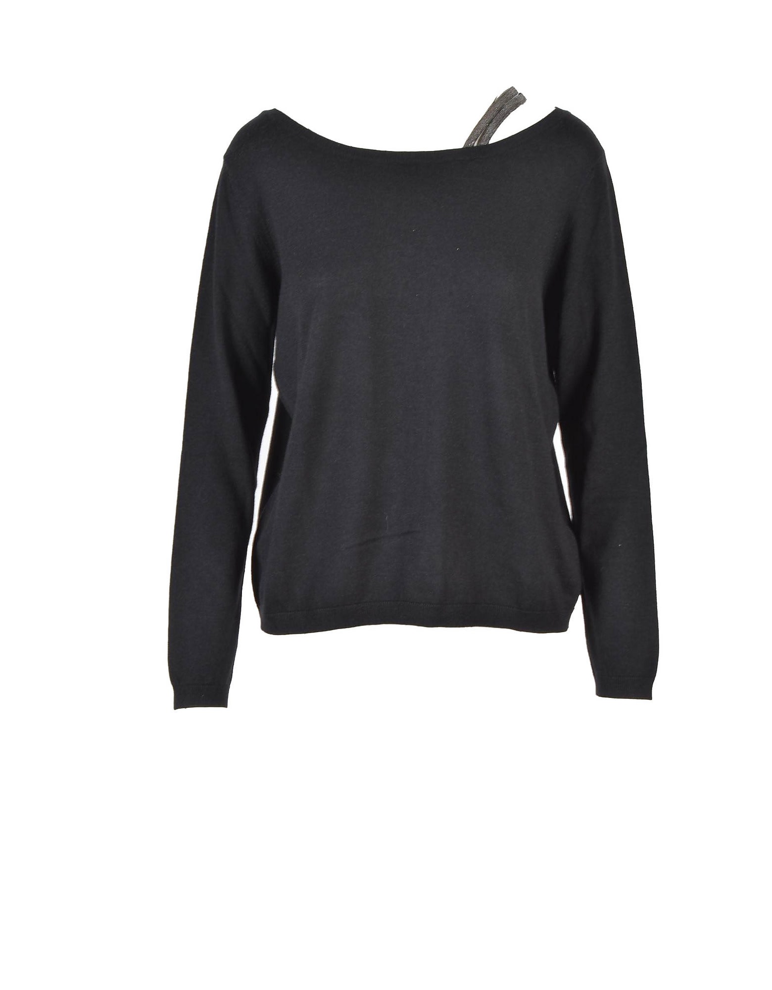 Fabiana Filippi Womens Black Sweater
