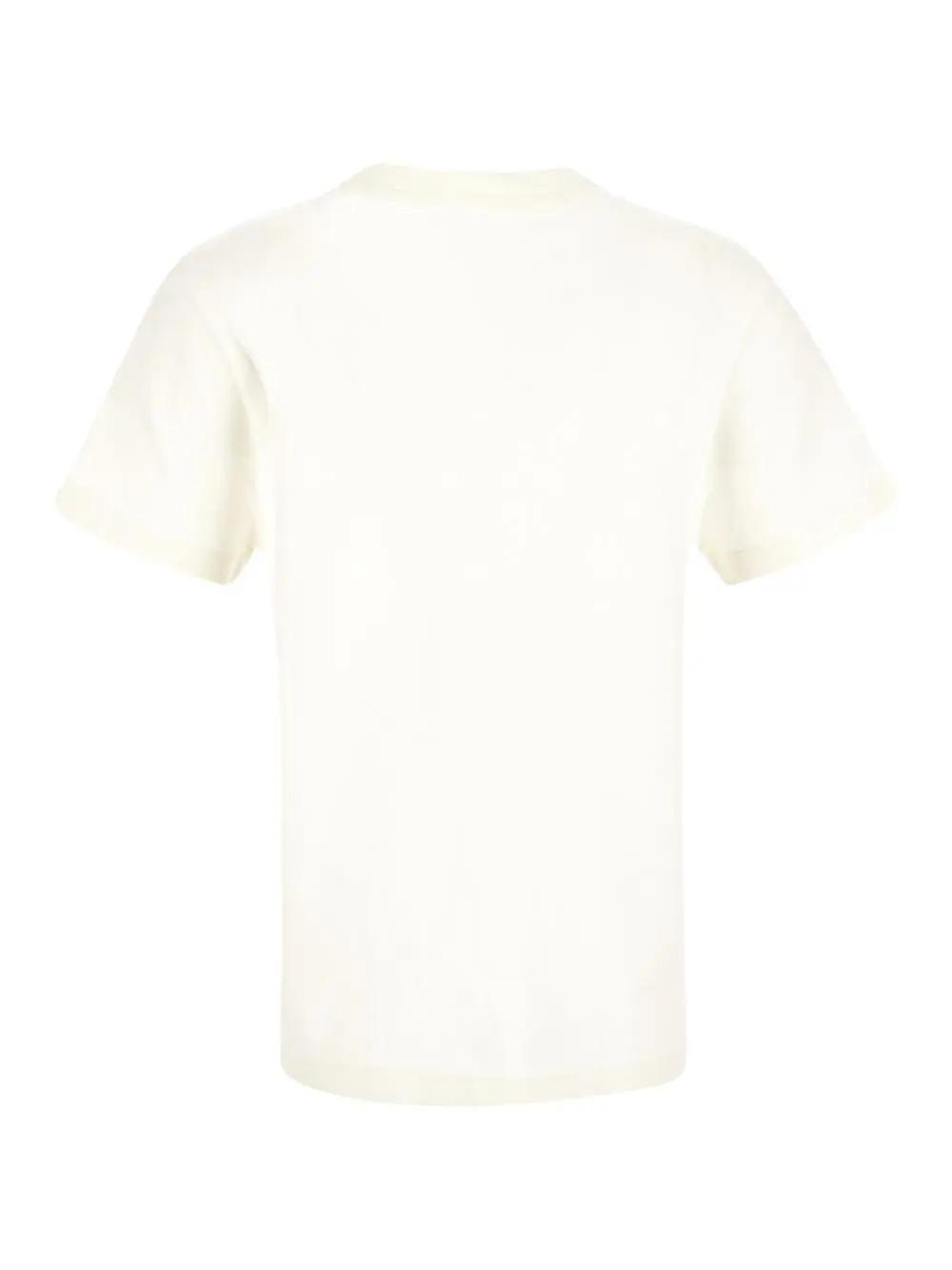 Shop Bottega Veneta Short-sleeved Crewneck T-shirt In White