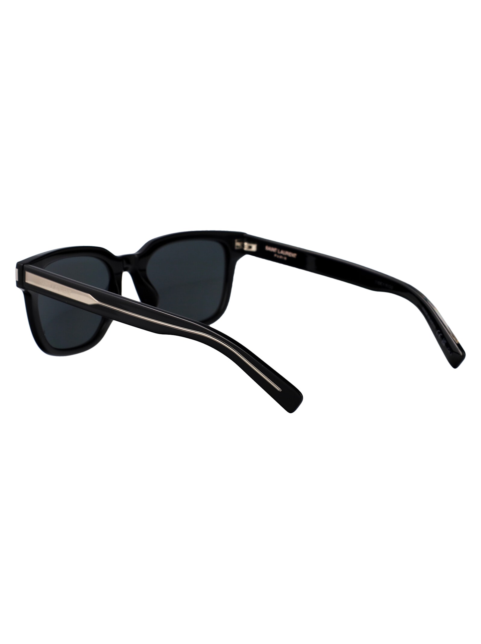Saint Laurent Square Frame Sunglasses In Black
