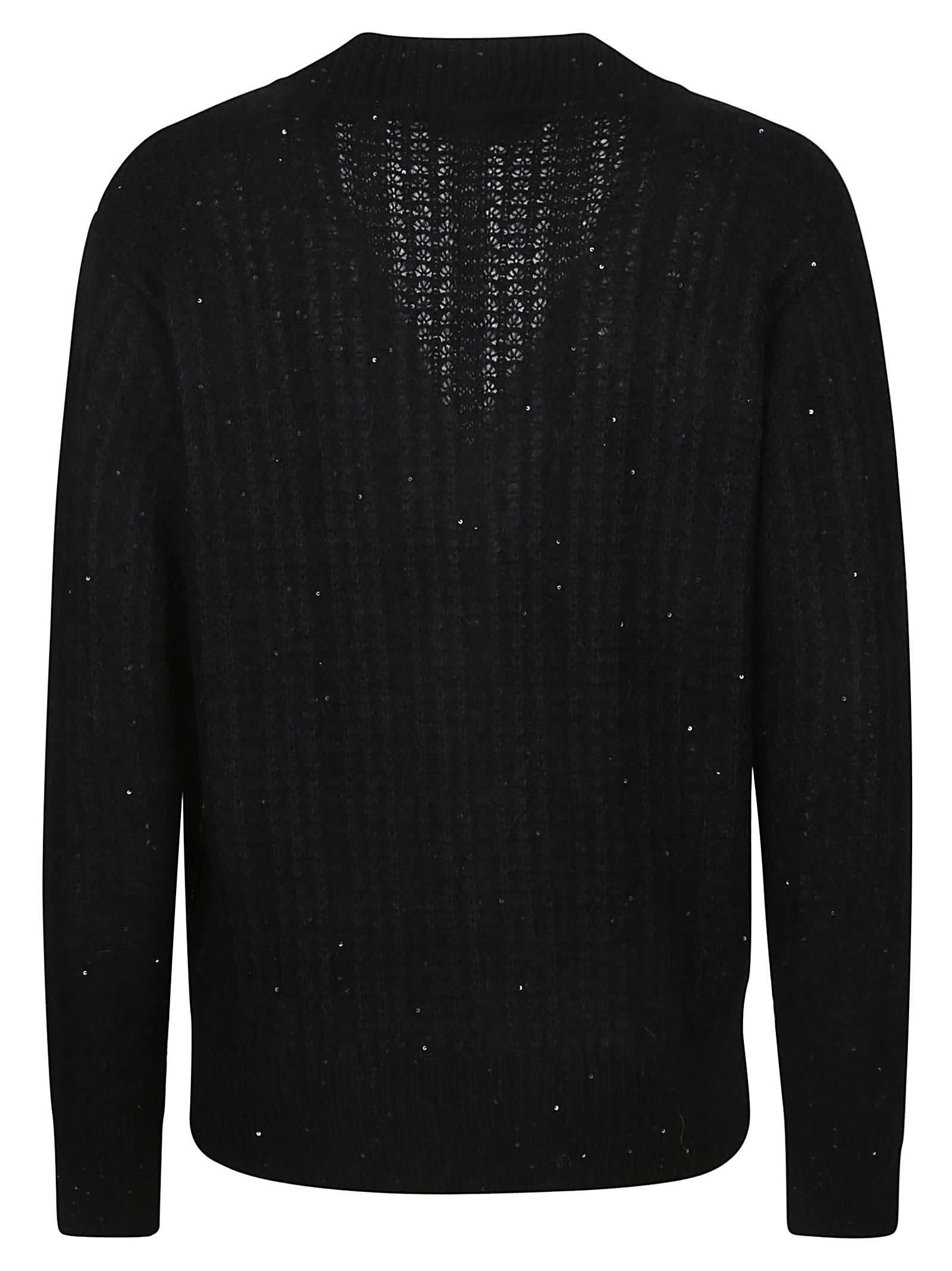 Shop Fabiana Filippi Cardigan In Nero