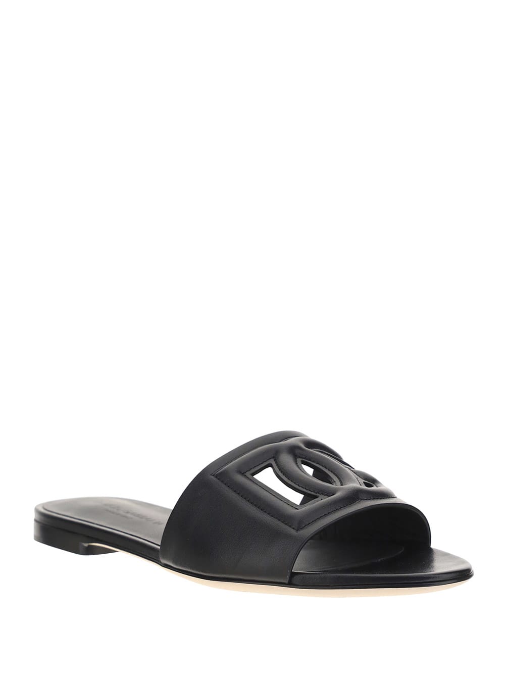 Shop Dolce & Gabbana D&amp;g Sandals In Black