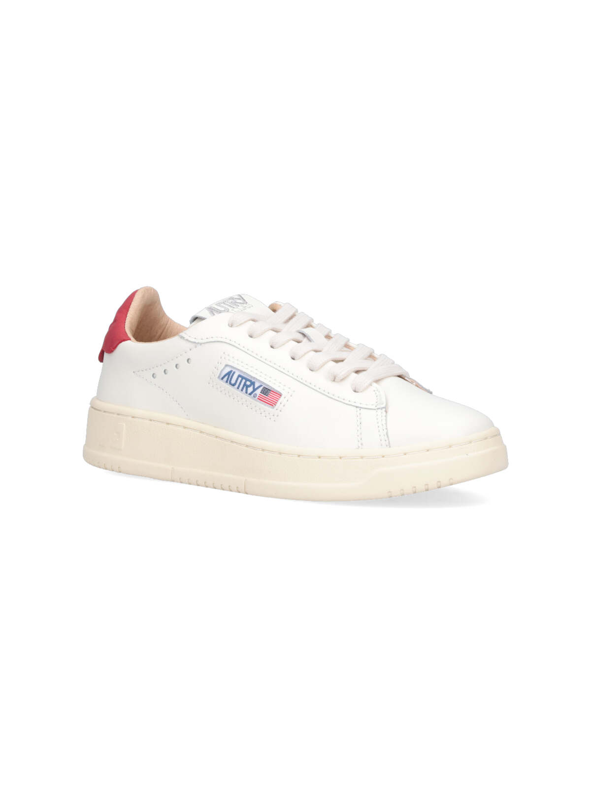 Shop Autry Dallas Low-top Sneakers In White