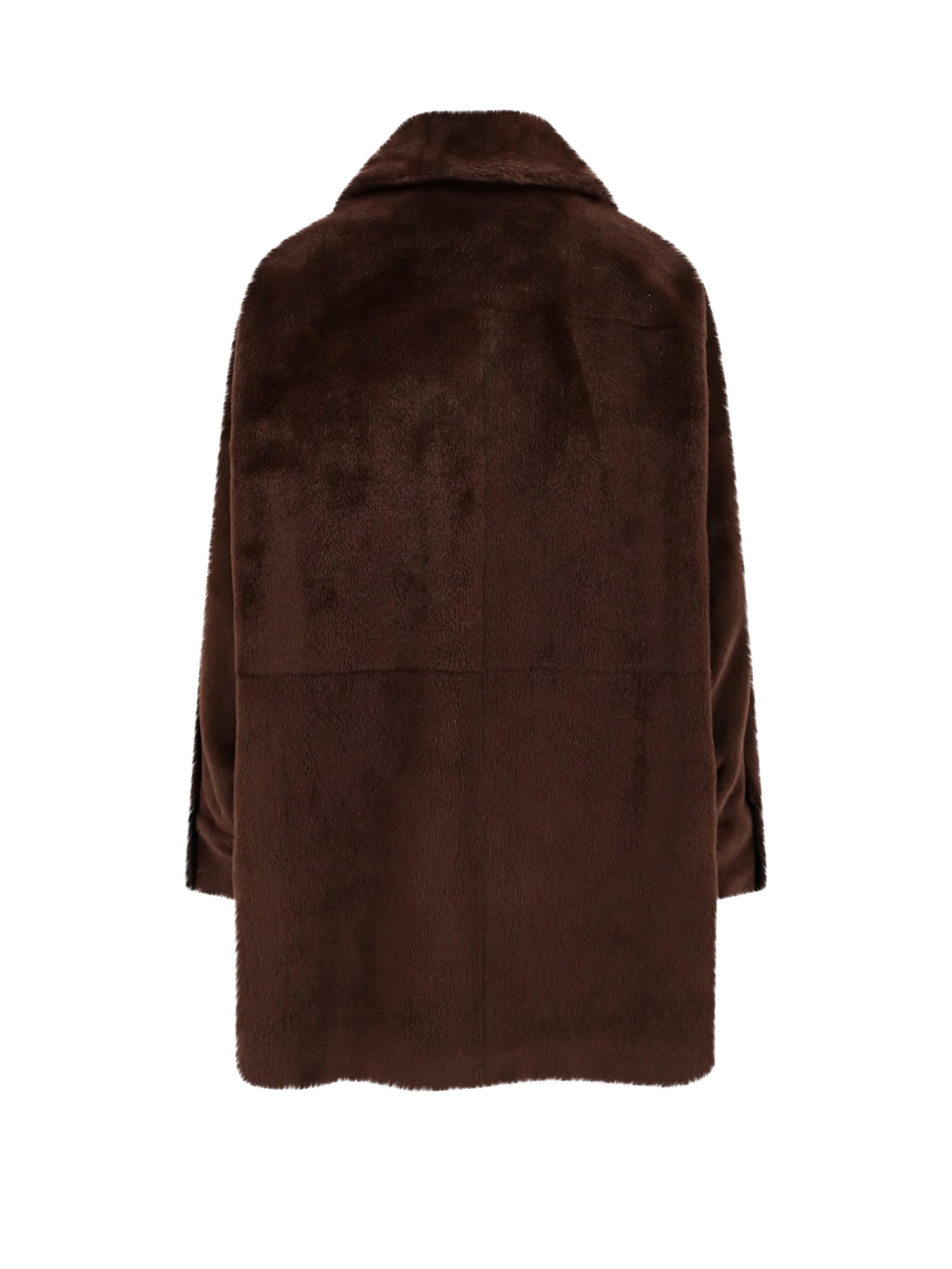 Shop Pinko Coat In Brown