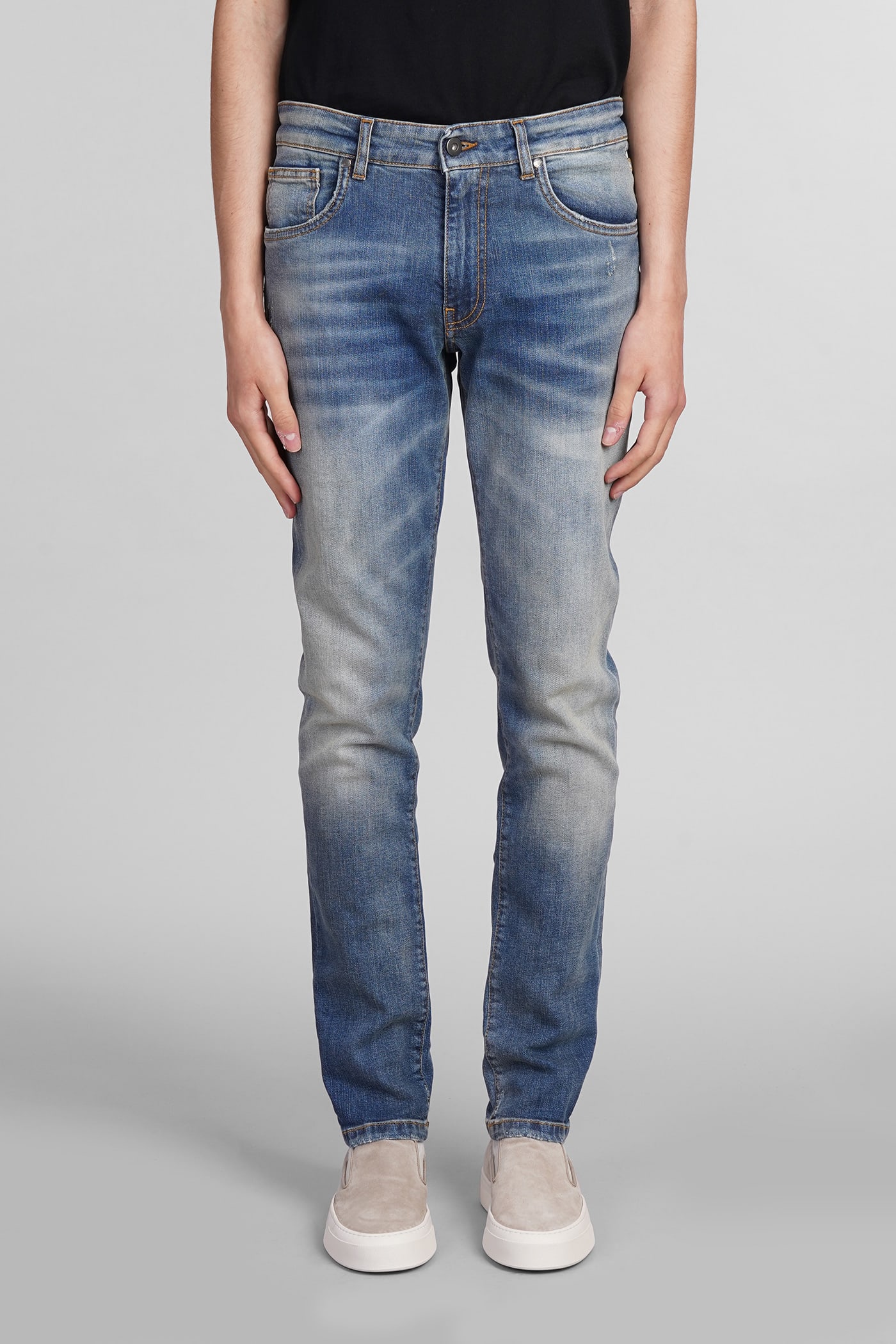 Jeans In Blue Cotton