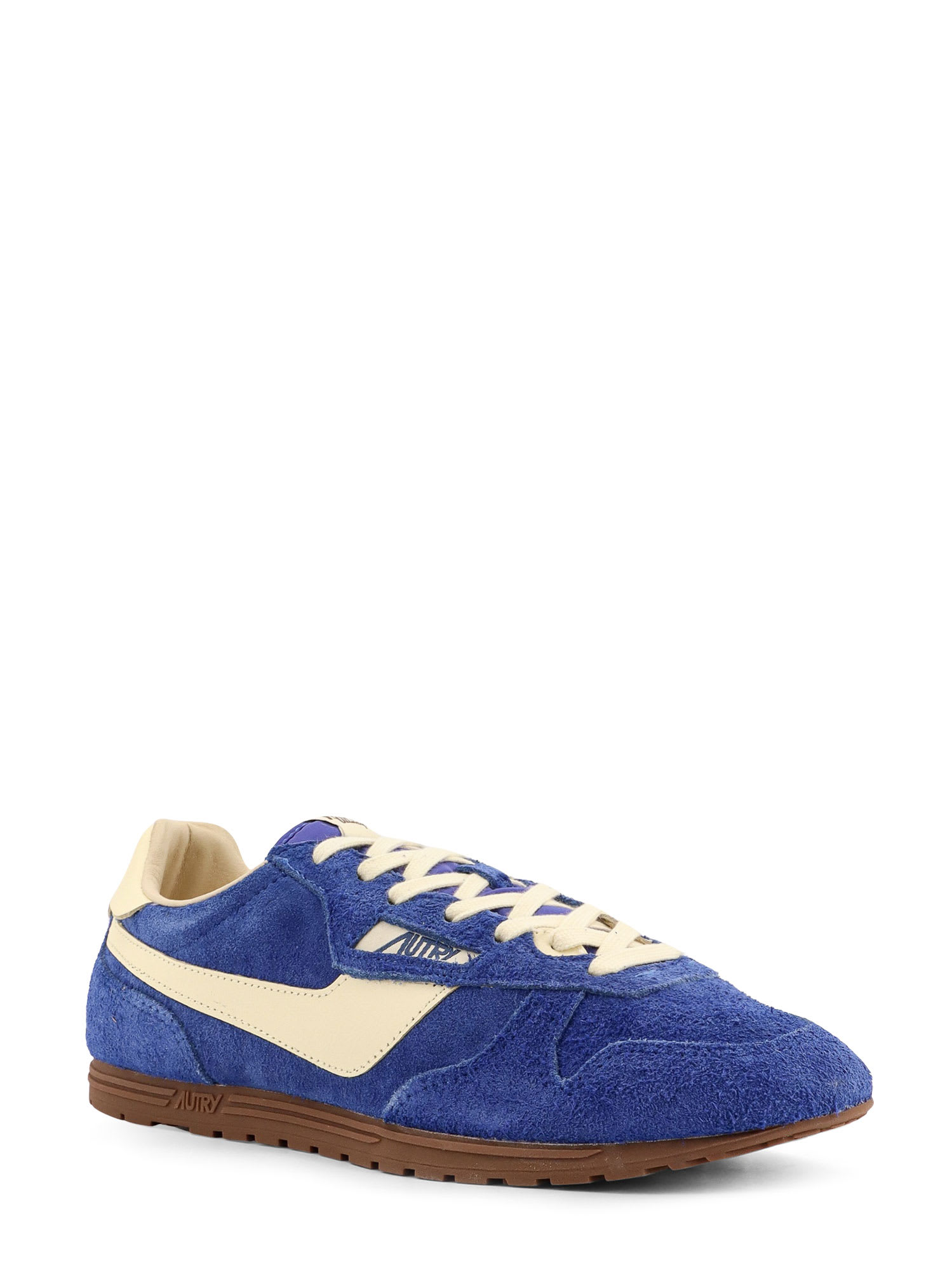 Autry Windspin Low-top Suede And Leather Sneakers In Blue
