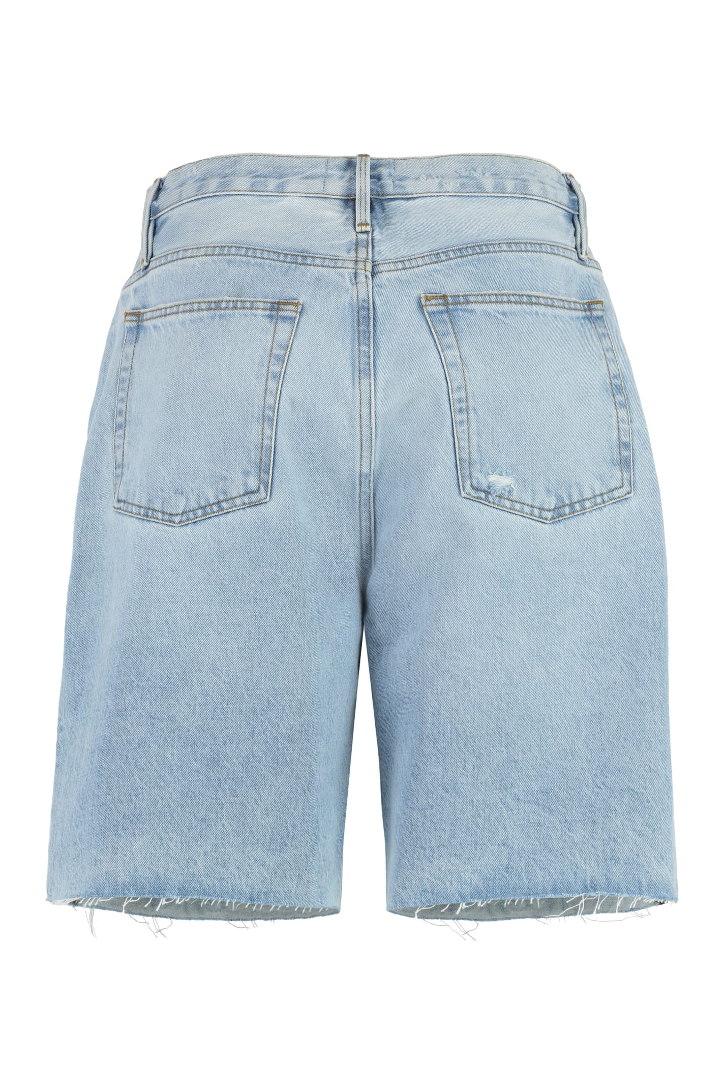 Shop Frame Denim Shorts In Rssm Jeans
