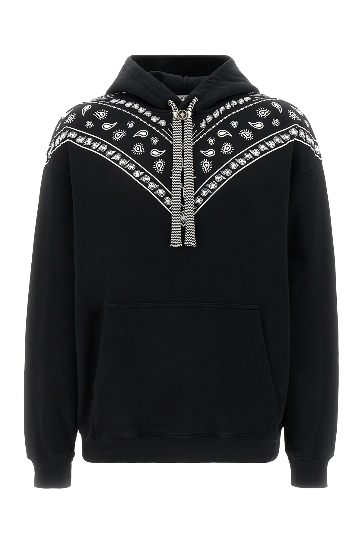 Shop Marcelo Burlon County Of Milan Black Cotton Oversize Sweatshirt In 1001