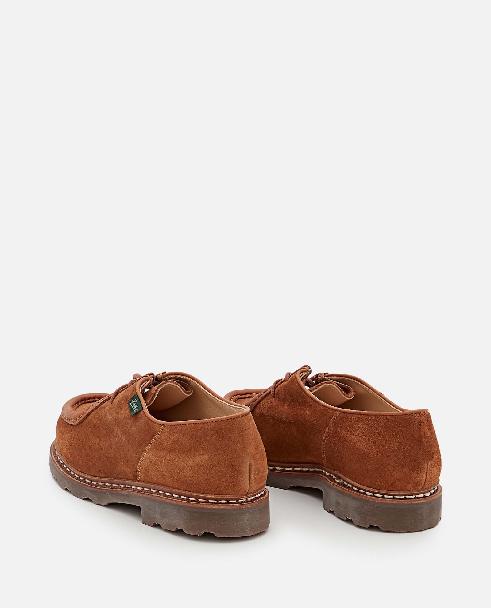 Paraboot Michael Suede Lace-up Loafer In Brown