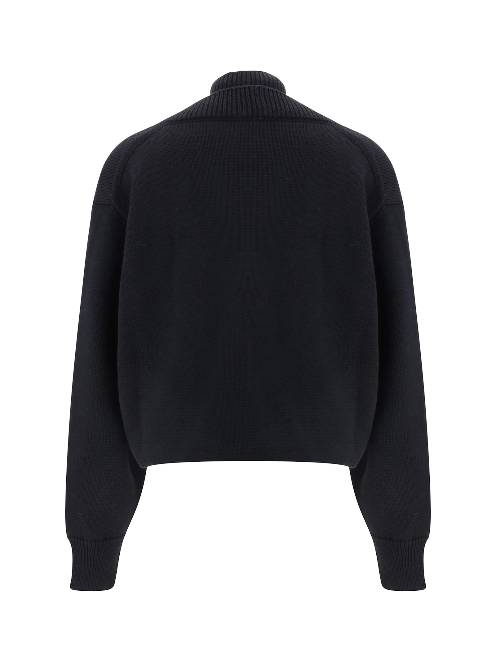 Shop Alaïa Cardigan In Noir Alaia