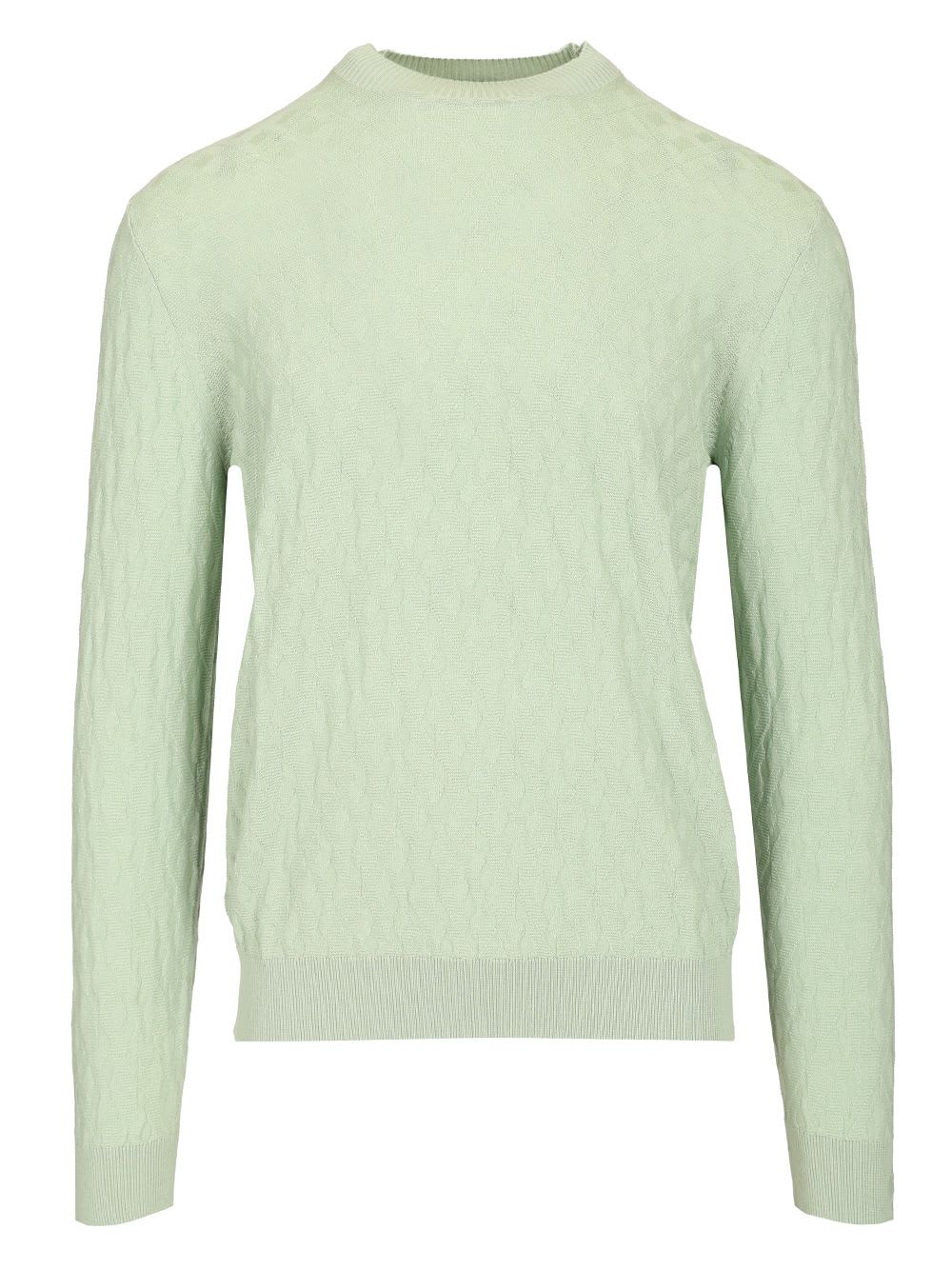 Crew Neck Pullover 100%wo Merino Finezza 7 Cioccolato