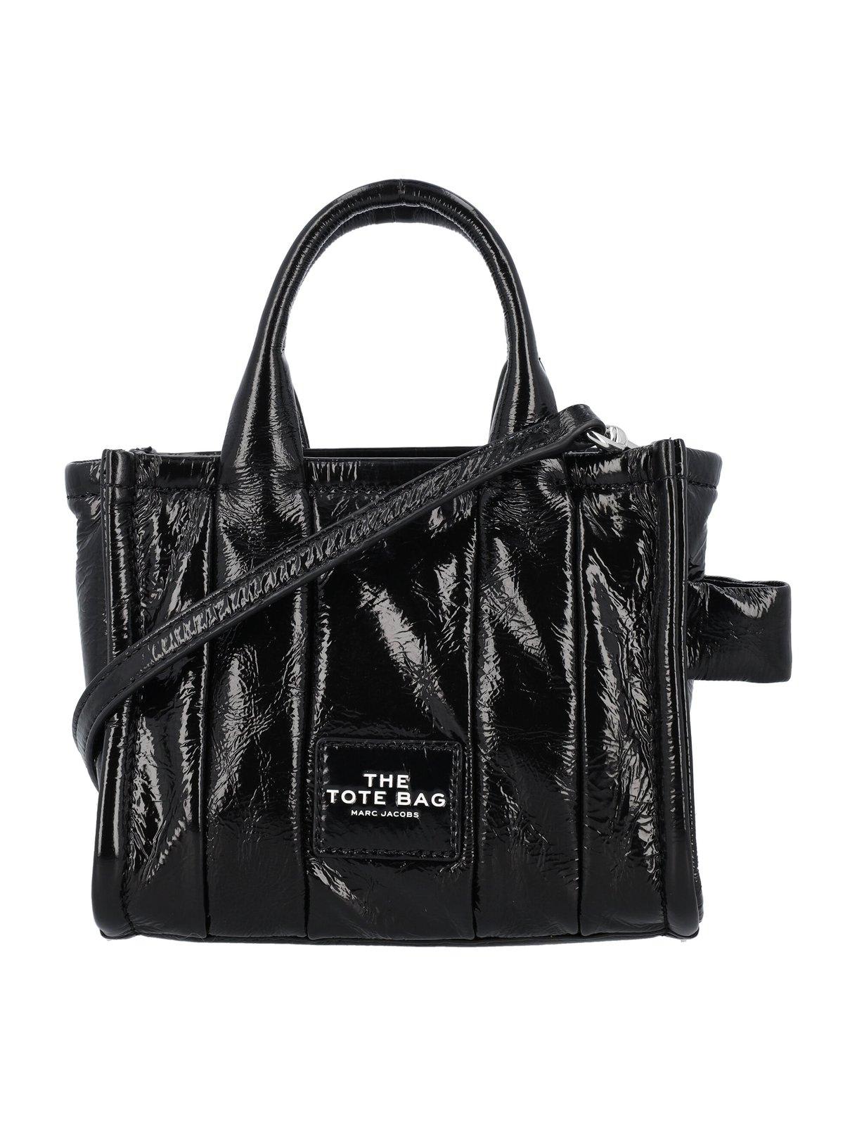 Marc Jacobs Logo-printed Tote Bag In Black