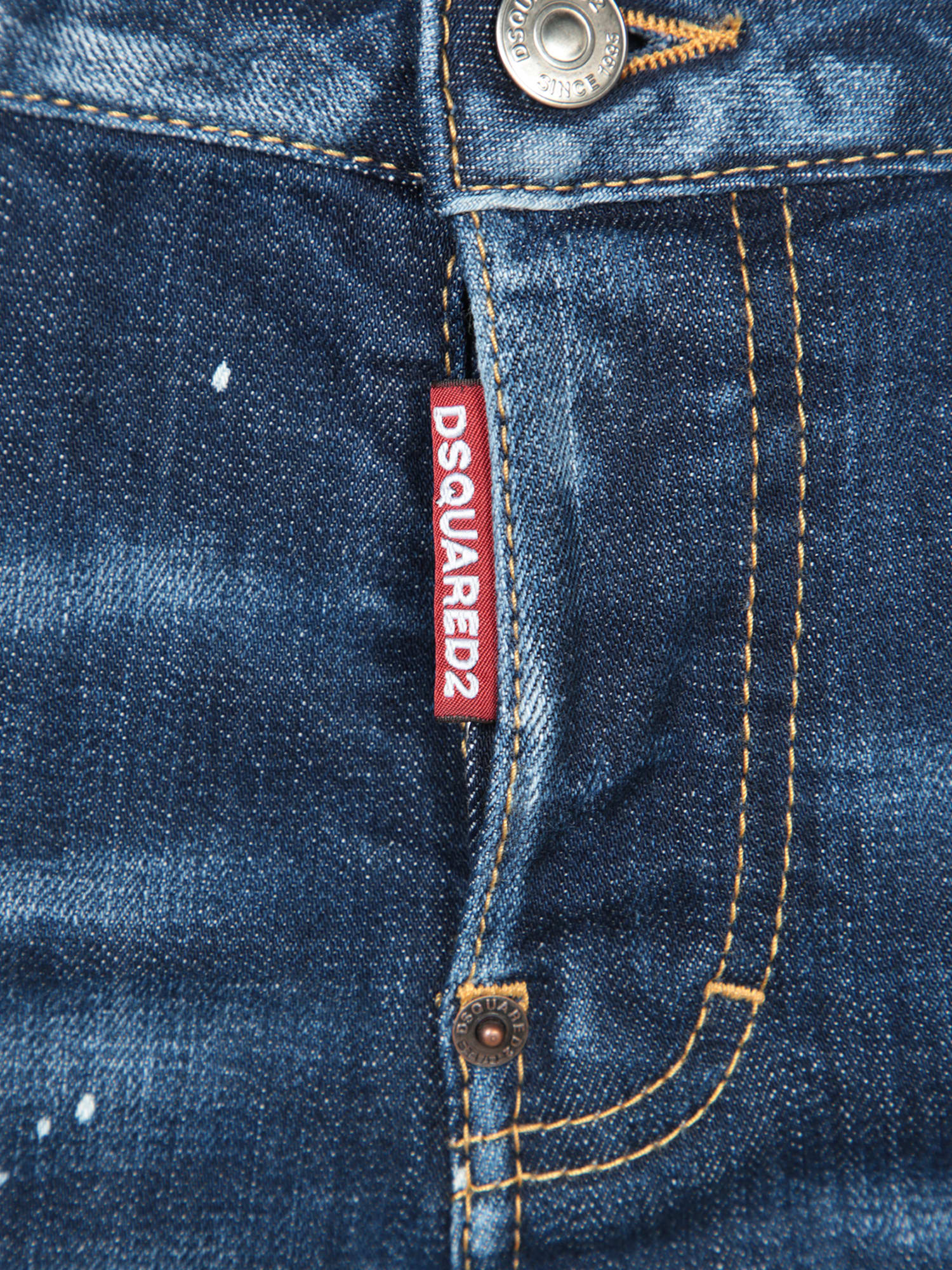 Shop Dsquared2 Cool Girl Jeans With Red Details In Blue