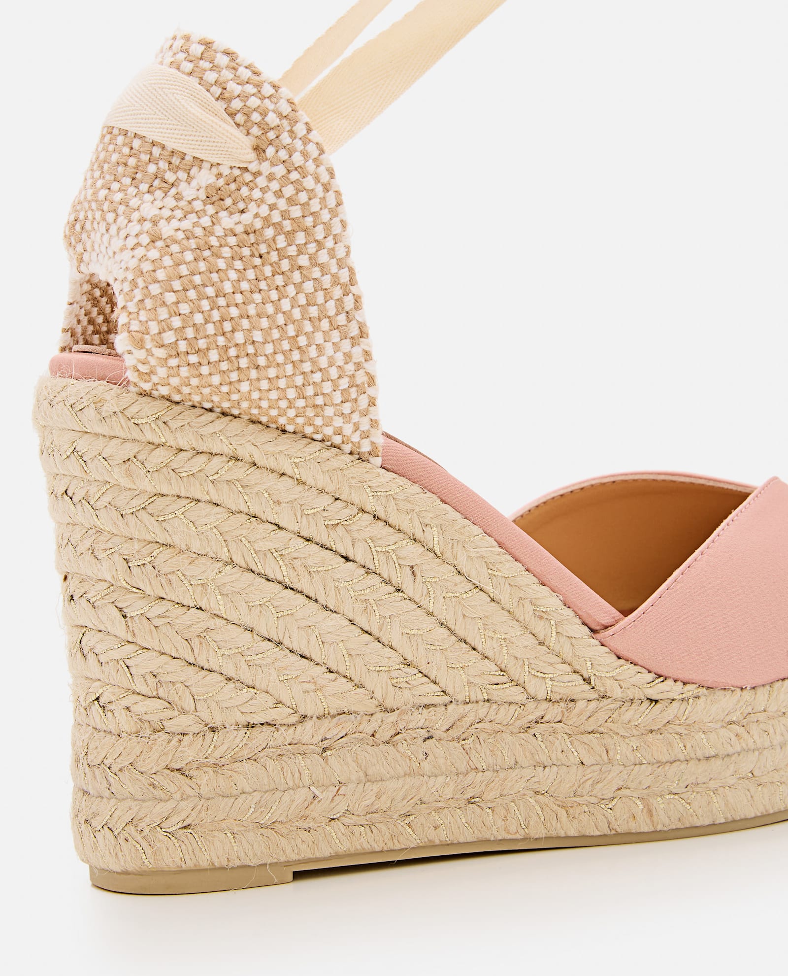Shop Castaã±er Espadrillas Wedge In Pink
