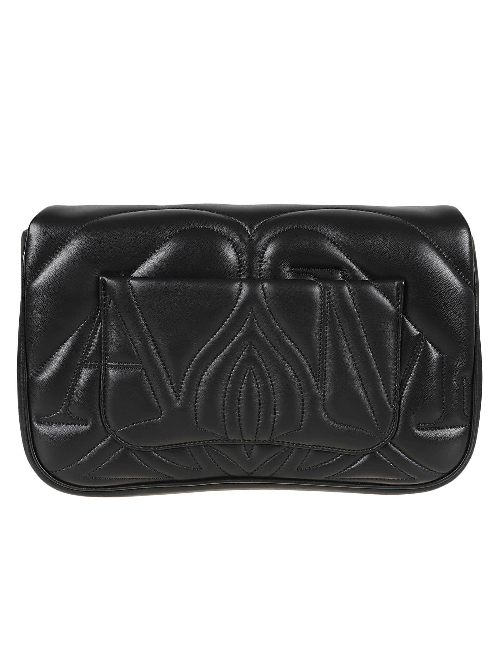 Shop Alexander Mcqueen The Seal Hand Bag In Black