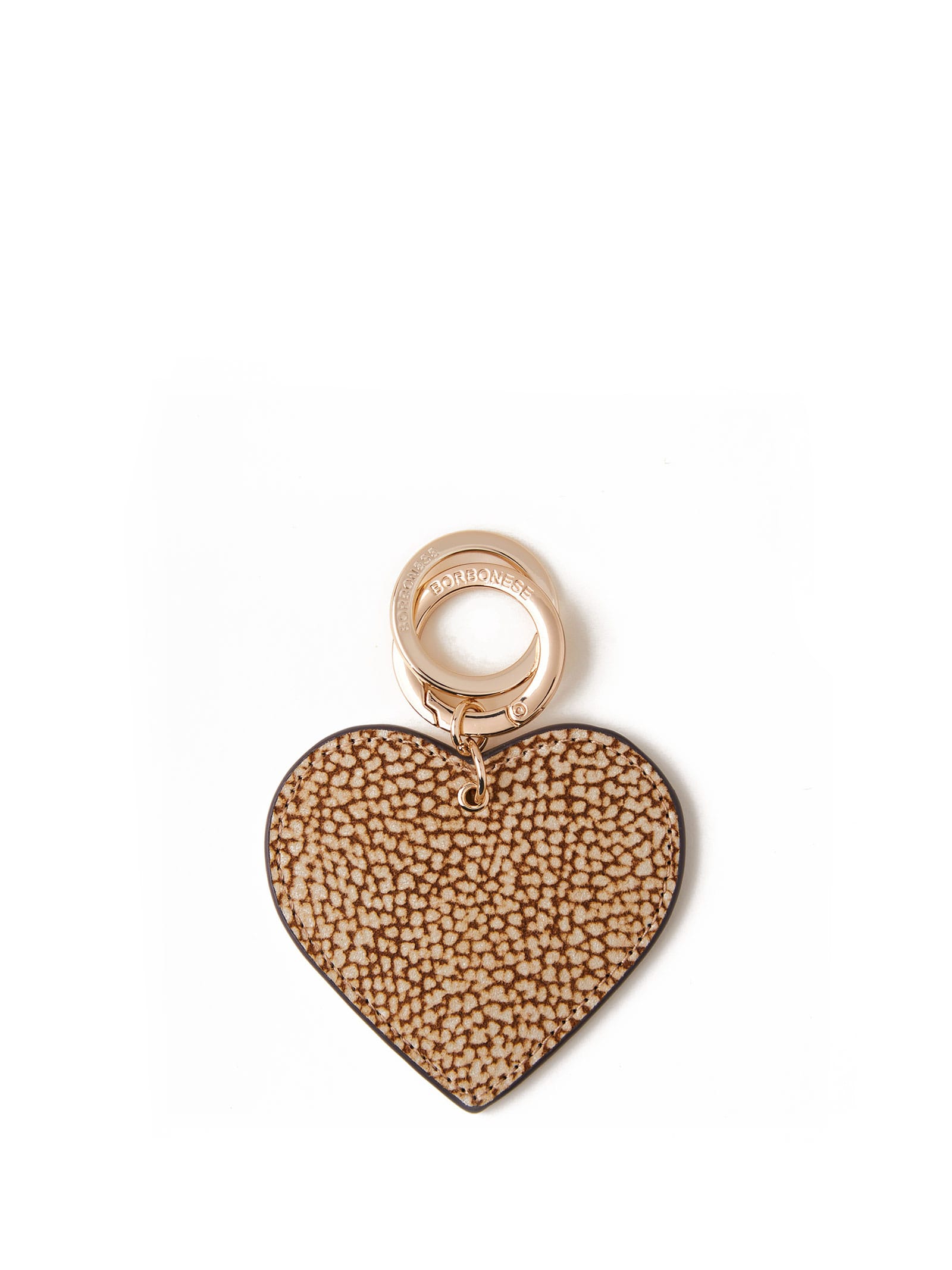 Borbonese Heart Keychain